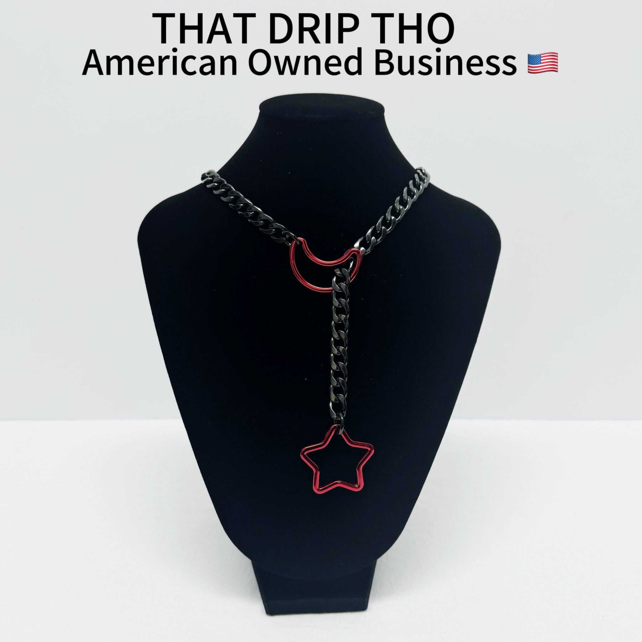 Special Star&Moon Slip Chain Necklace