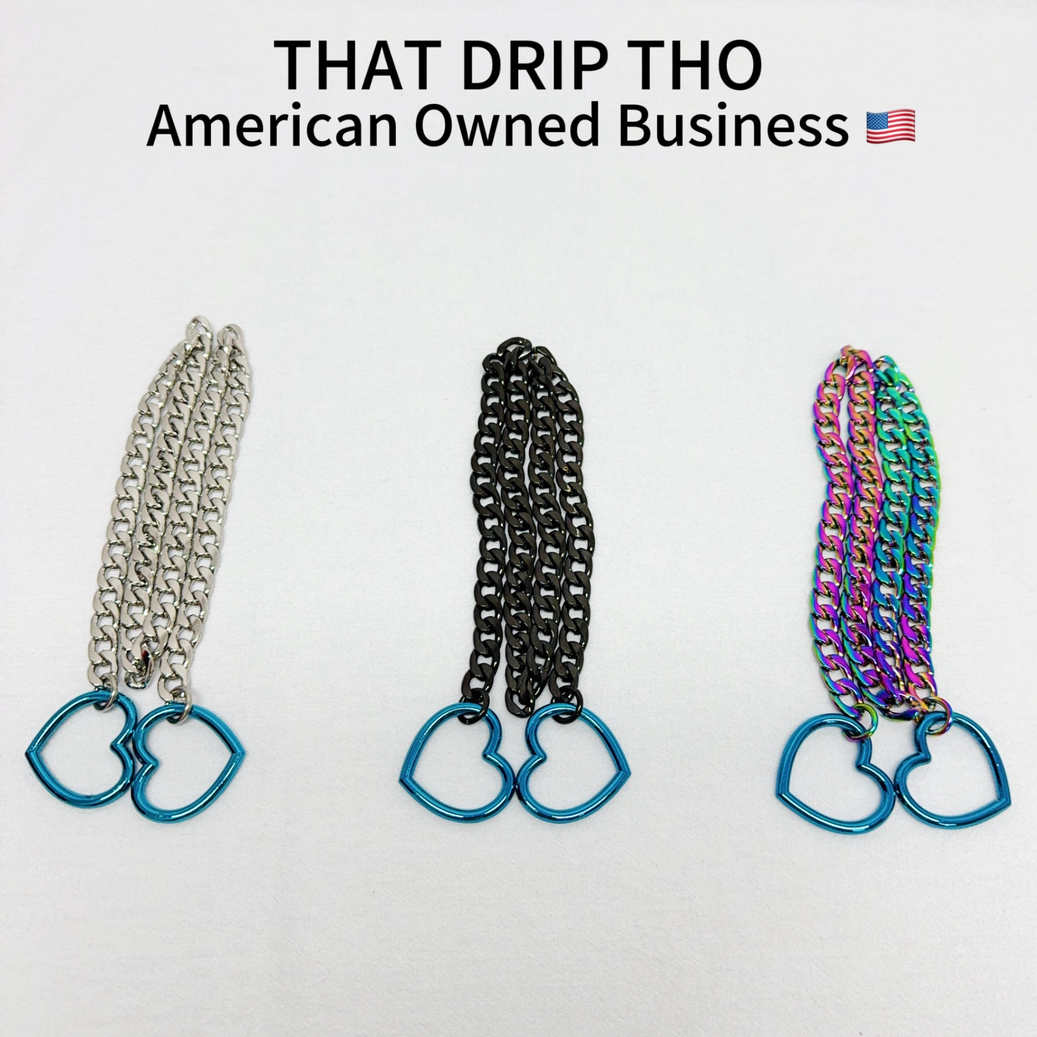 Luxe Chain (Besondere Halskette mit blauem Herz)