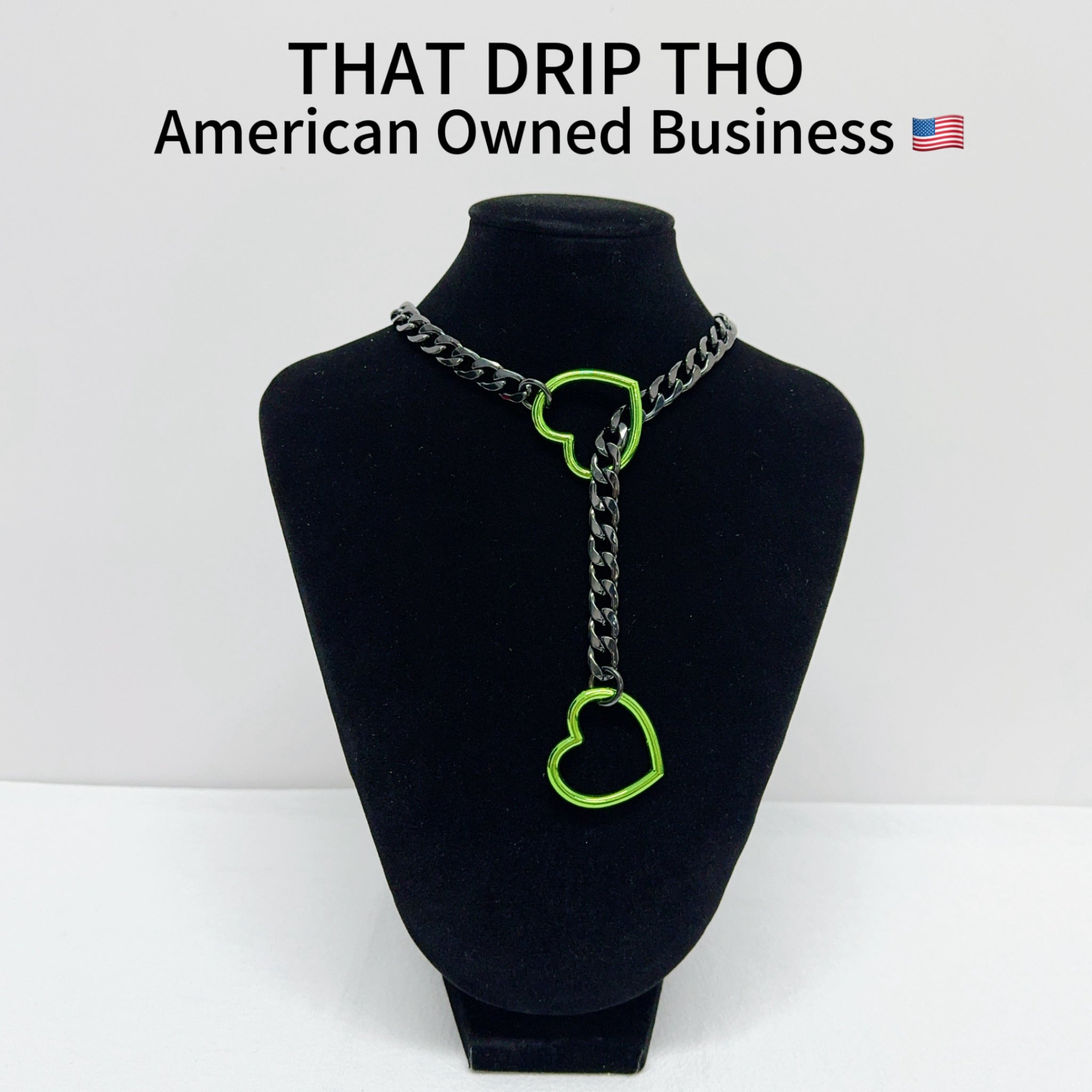 Double Green Heart Chain