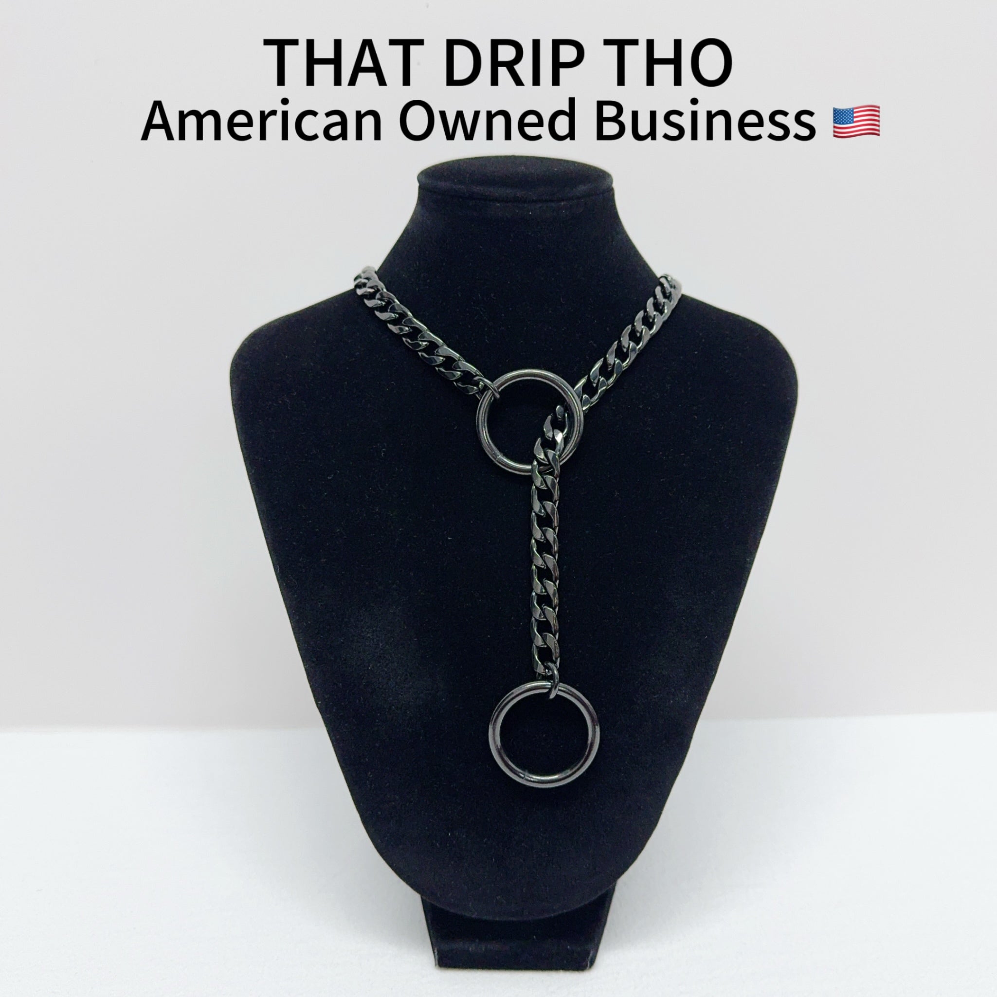 Luxe Chain (Besondere Halskette mit grünem Herz)