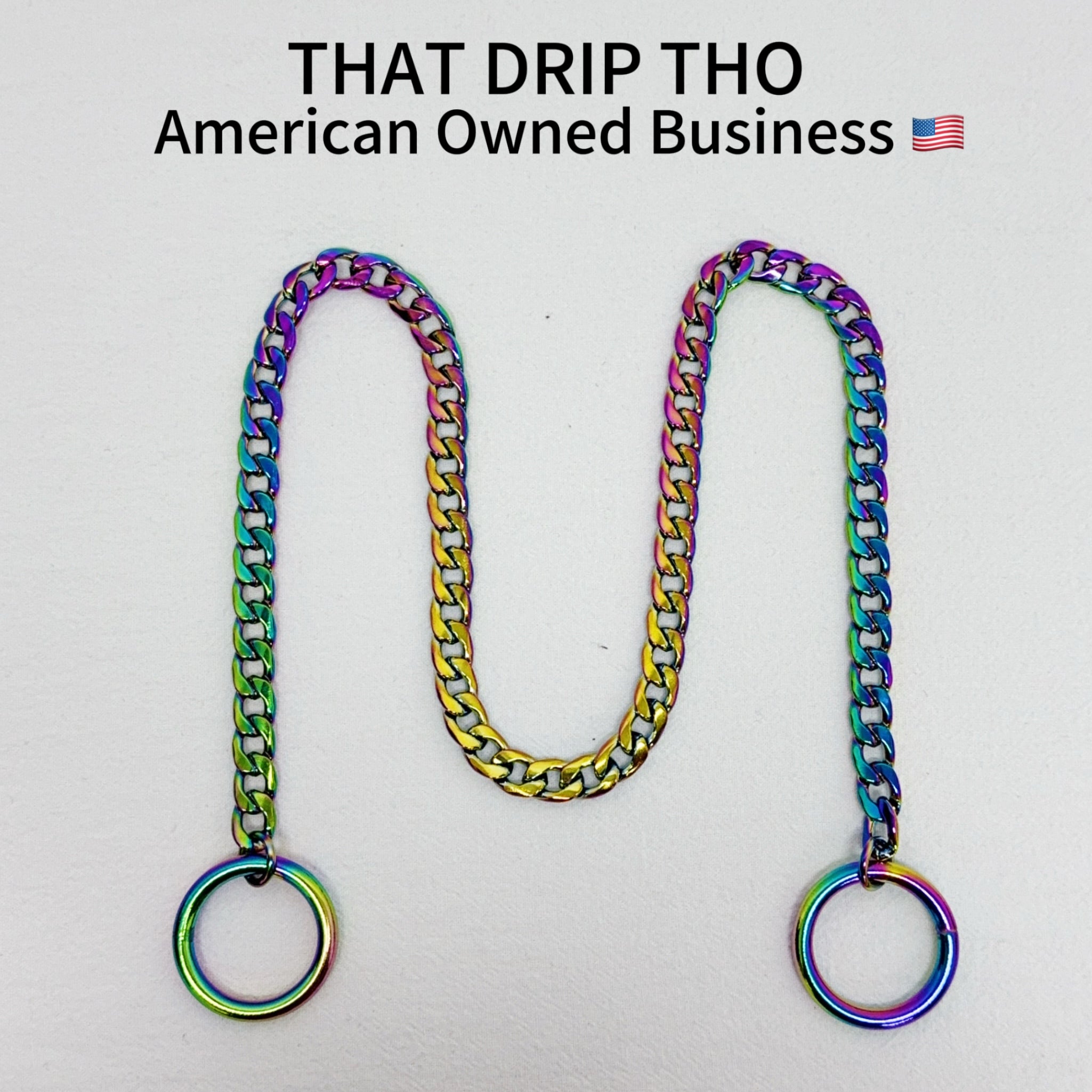 Luxe Chain (Besondere Halskette mit grünem Herz)