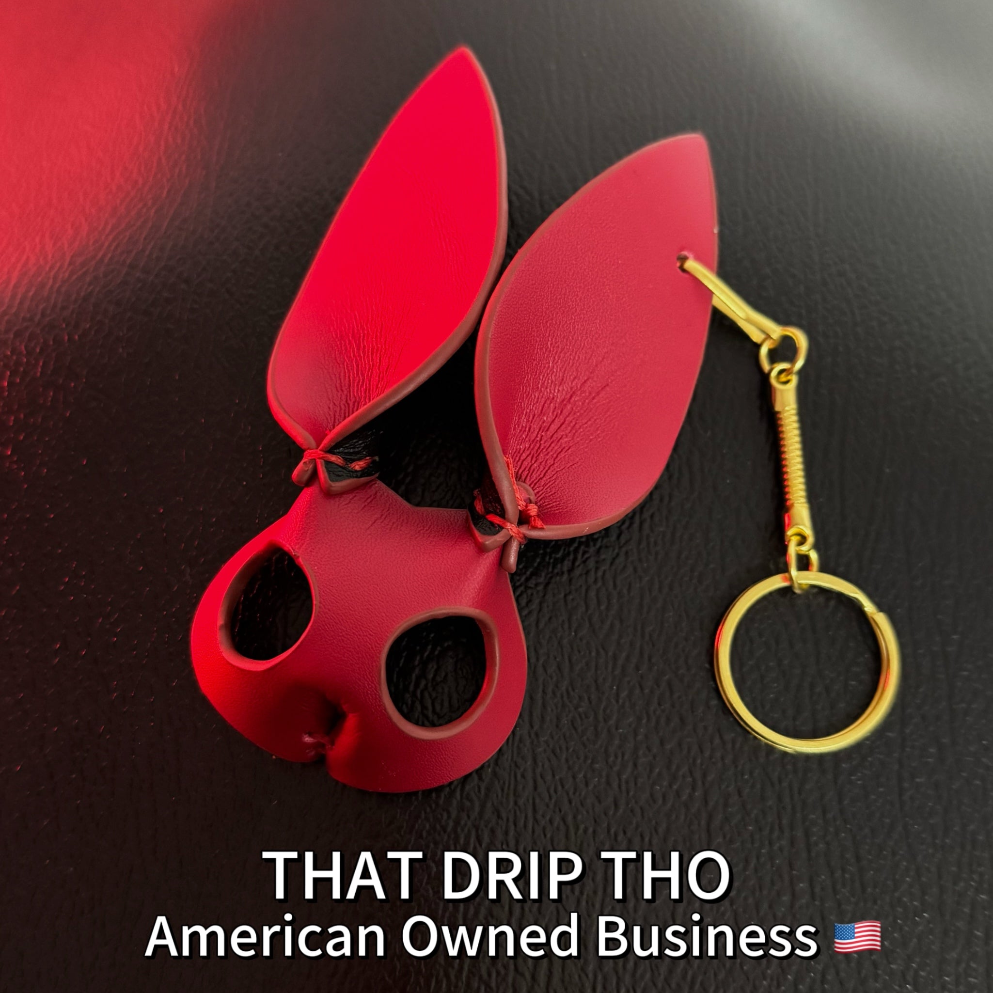 Luxe Chain (Handcrafted Premium Leather Bunny Keychain)