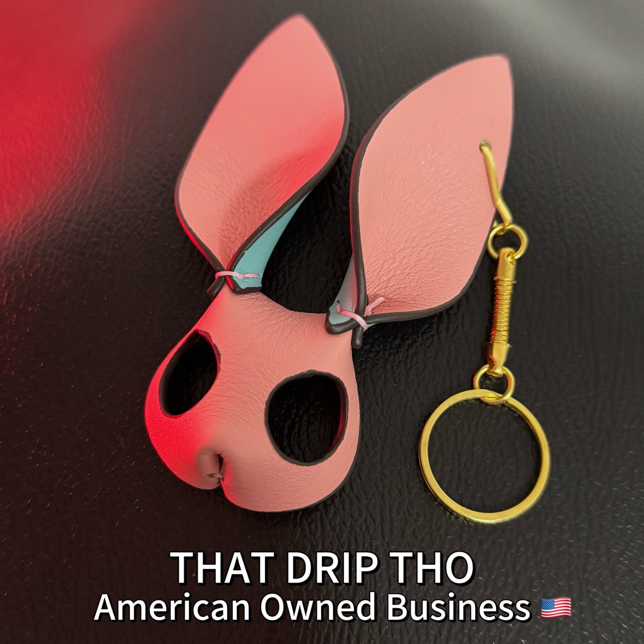 Luxe Chain (Handcrafted Premium Leather Bunny Keychain)