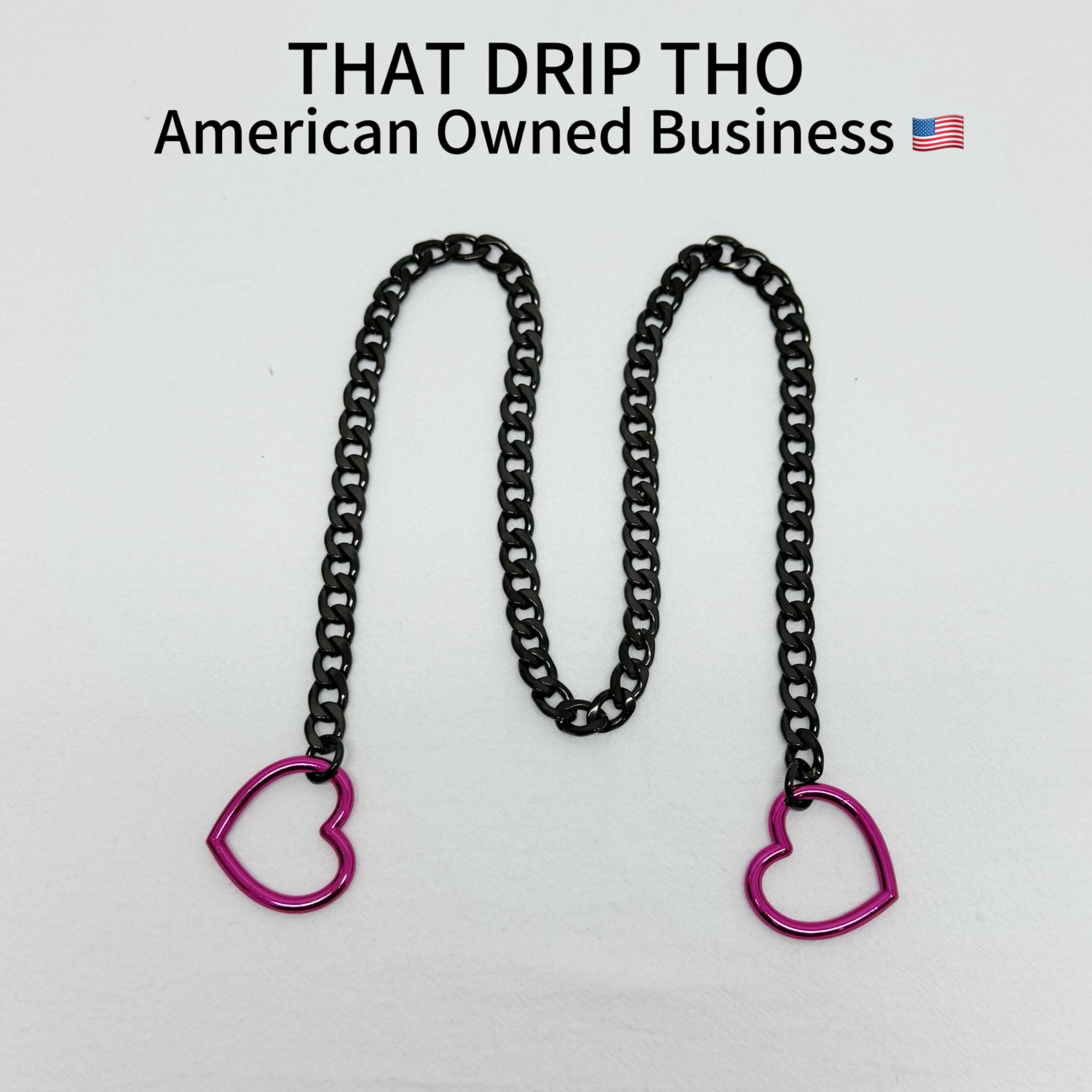 Luxe Chain (Special Hot Pink Heart Necklace)