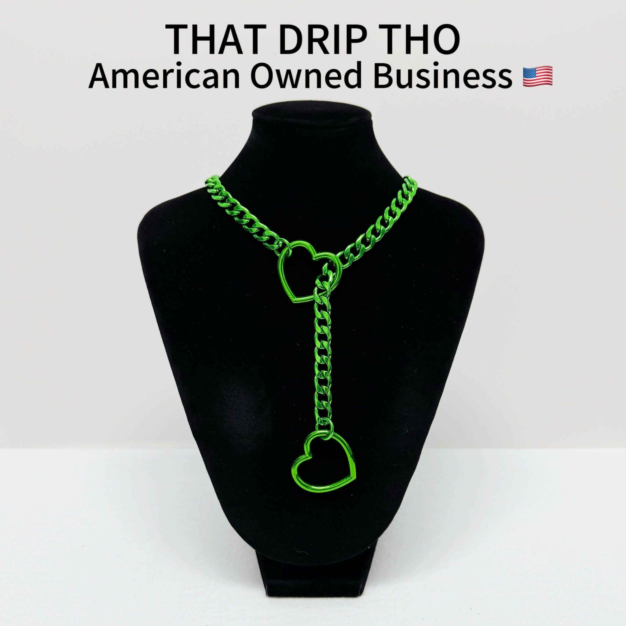 Luxe Chain (Special Heart Christmas Green Color Chain)