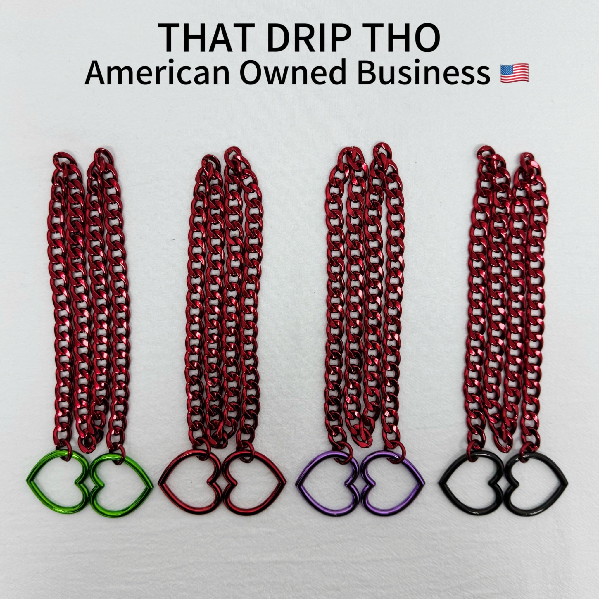 Luxe Chain (Special Heart Christmas Lucky Red Color Chain)