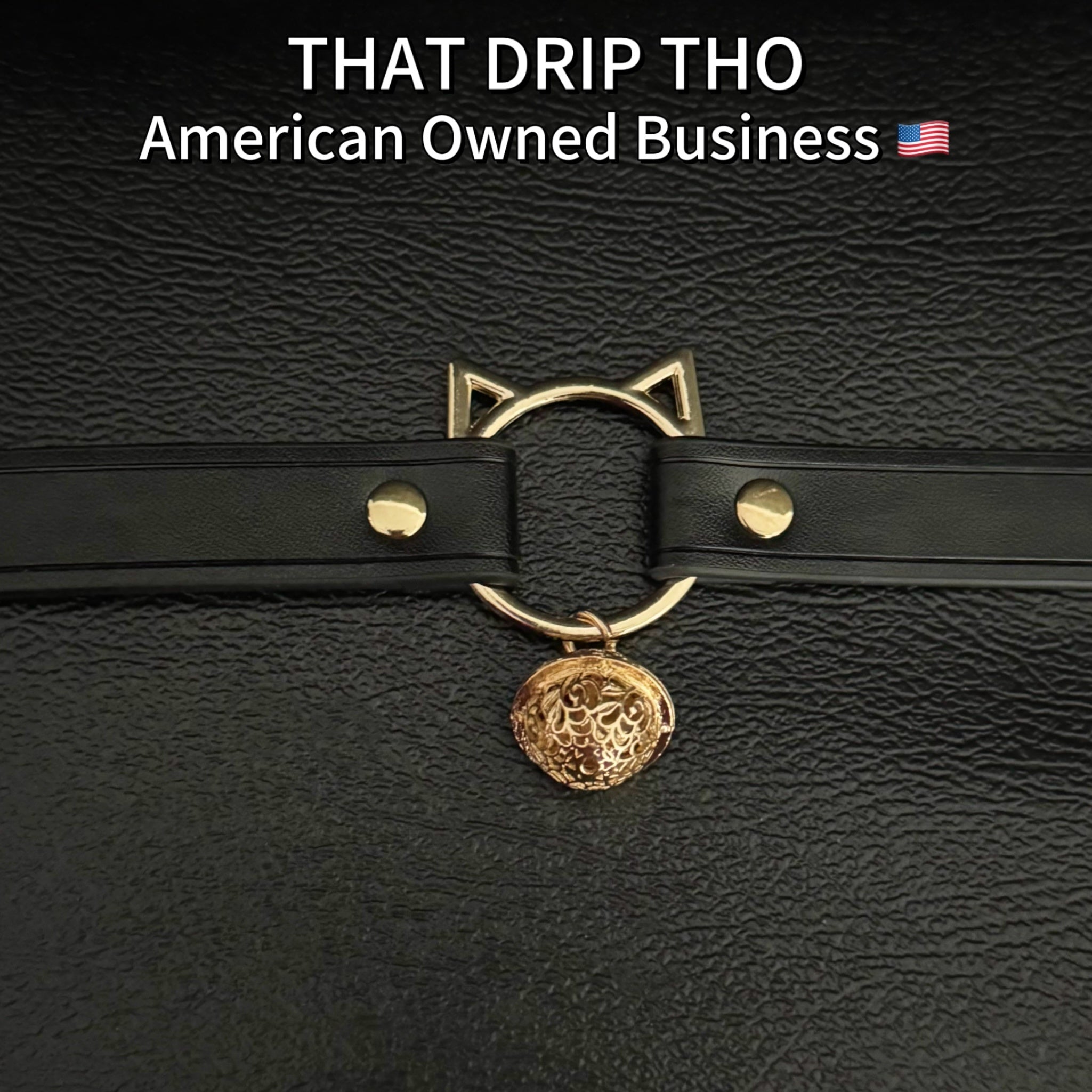 Luxe The Pleased " Gold " Kitten Collar