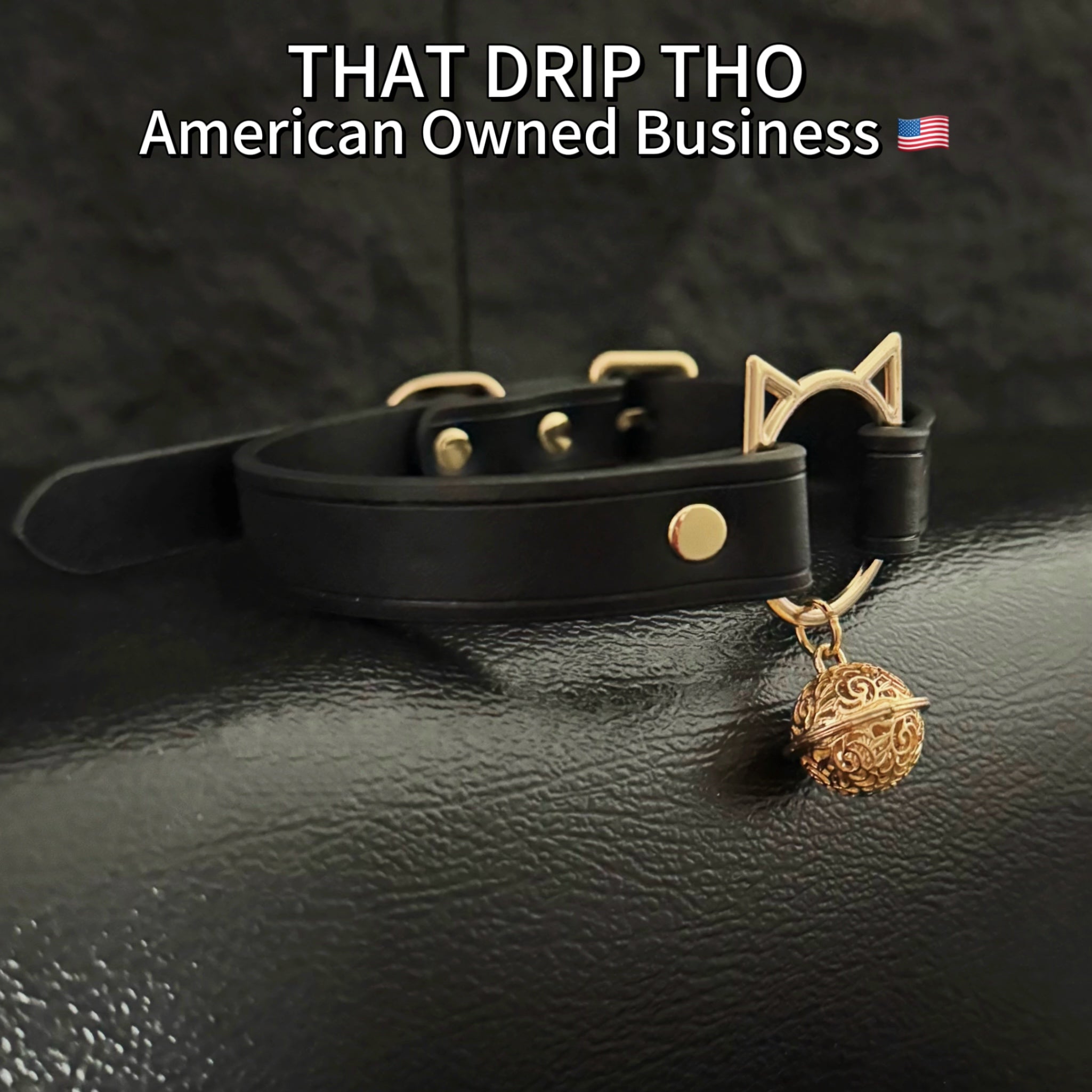Luxe The Pleased " Gold " Kitten Collar