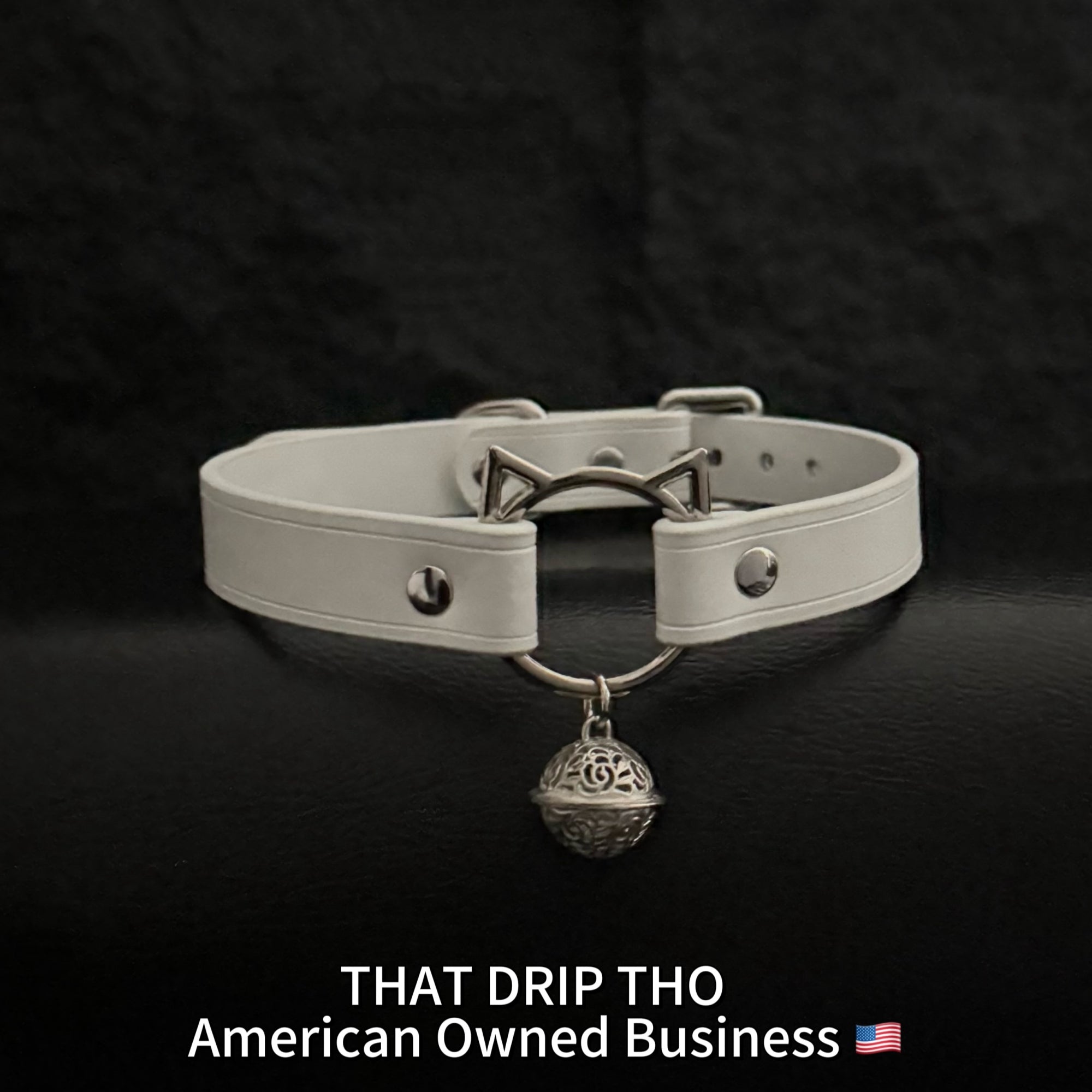 Luxe The Pleased " Silver " Kitten Collar
