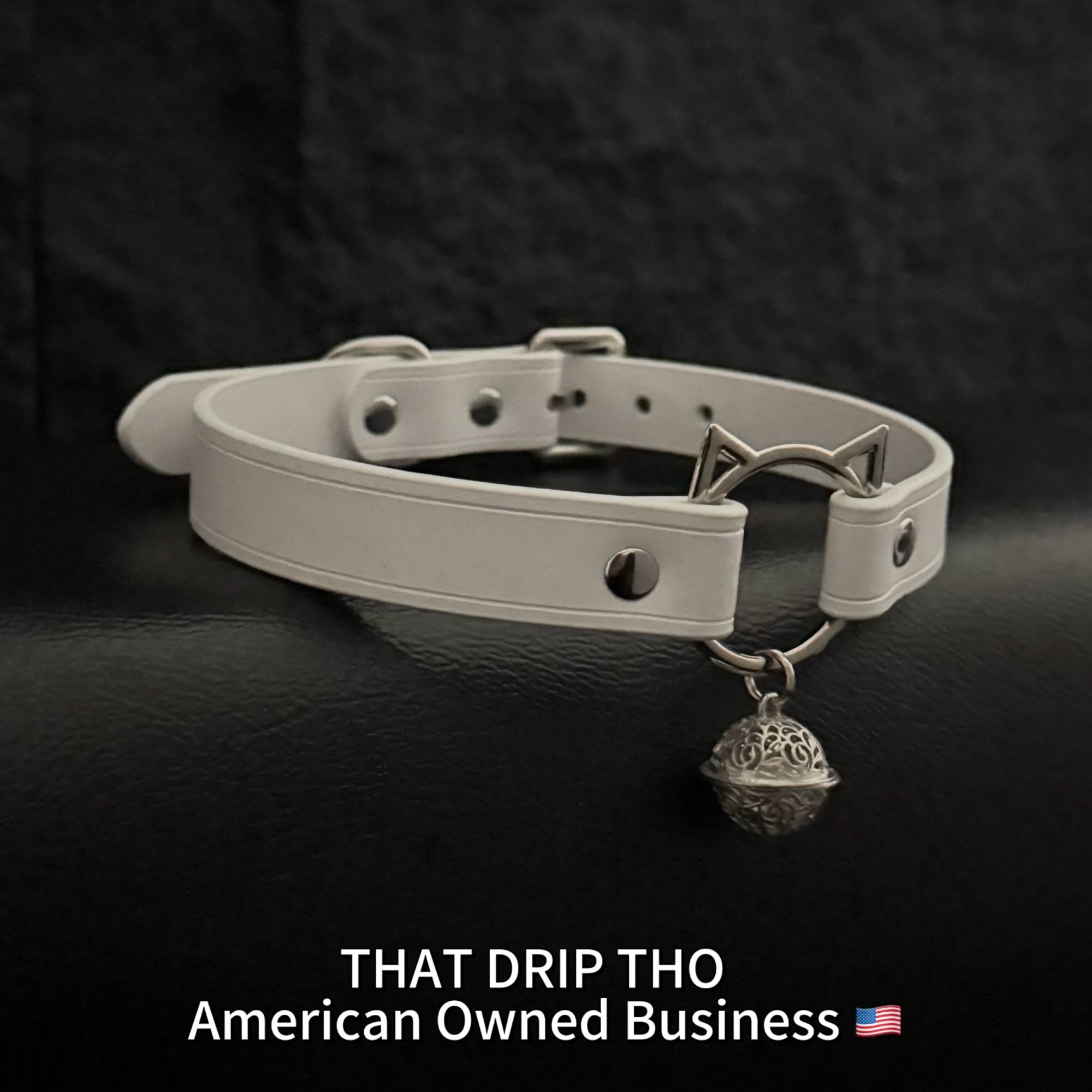 Luxe The Pleased " Silver " Kitten Collar