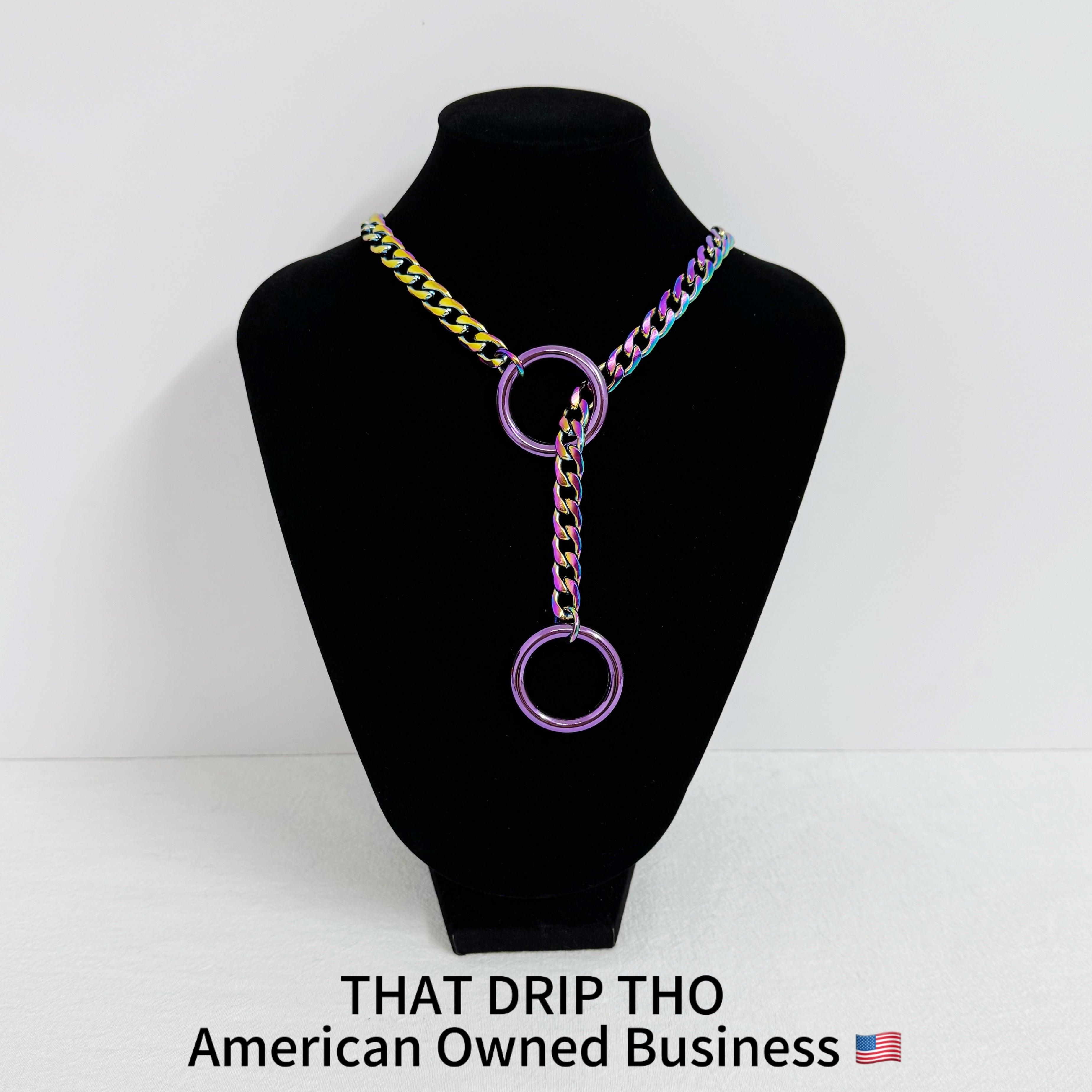 Luxe Chain (Besondere Halskette mit grünem Herz)