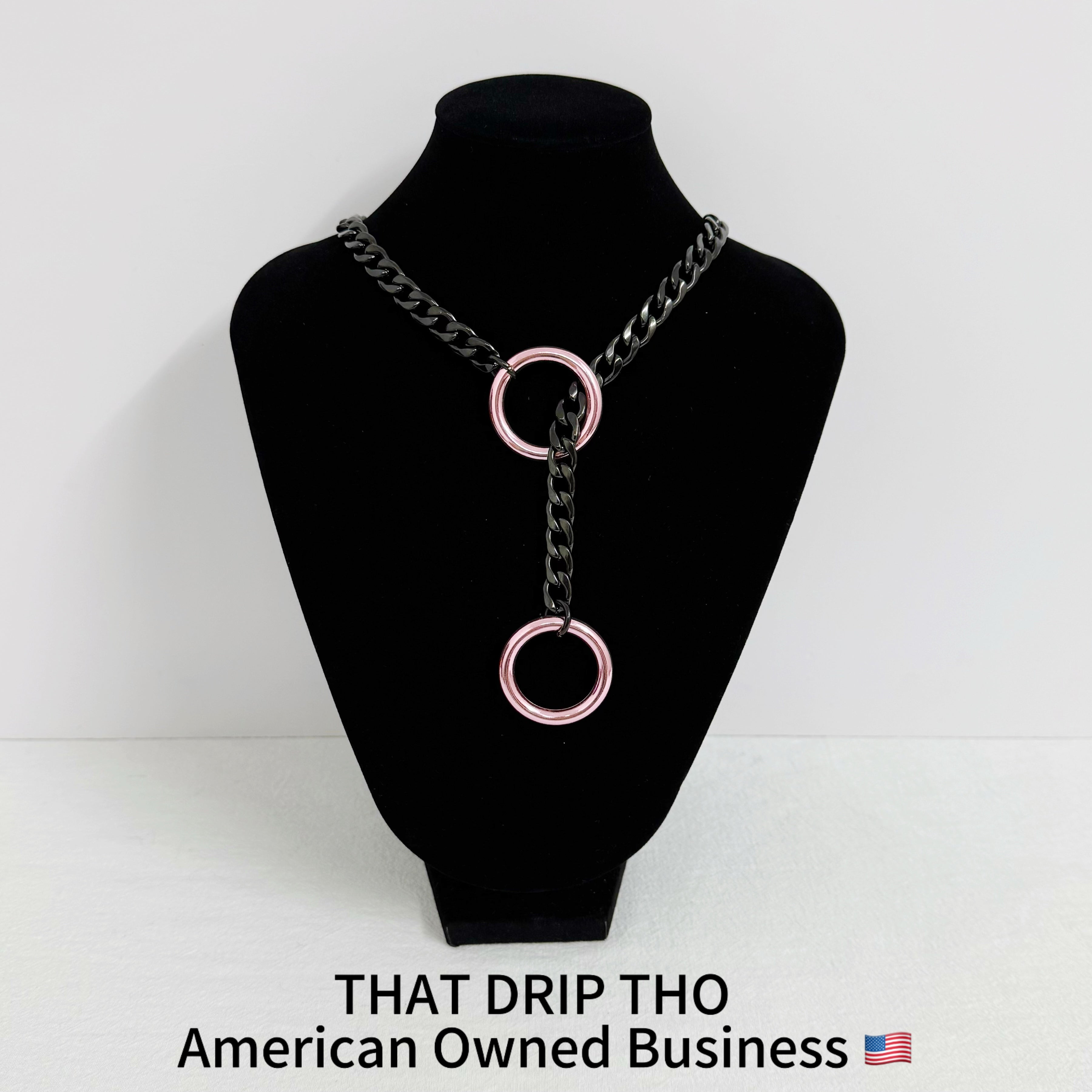 Luxe Chain (Besondere Halskette mit grünem Herz)