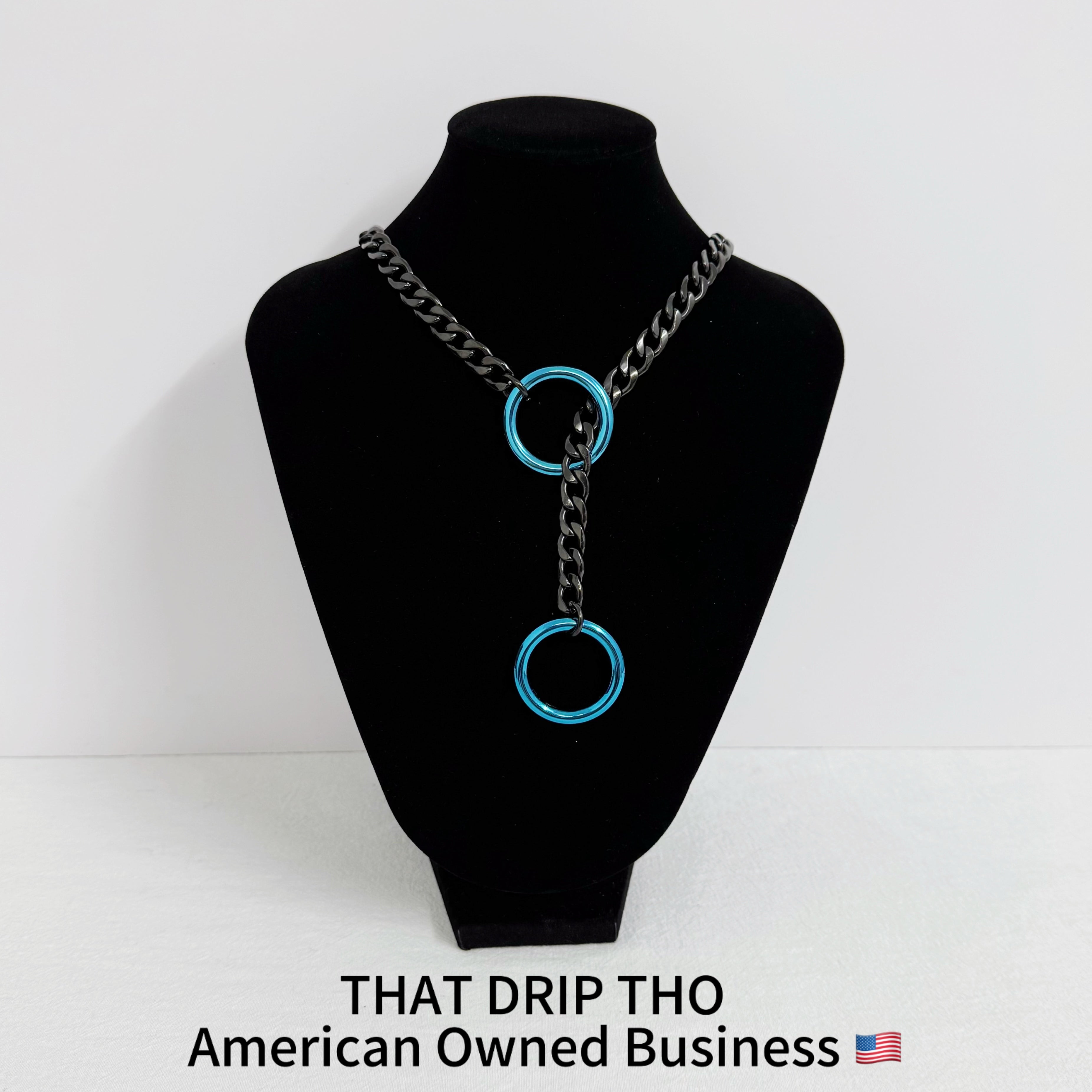 Luxe Chain (Besondere Halskette mit grünem Herz)