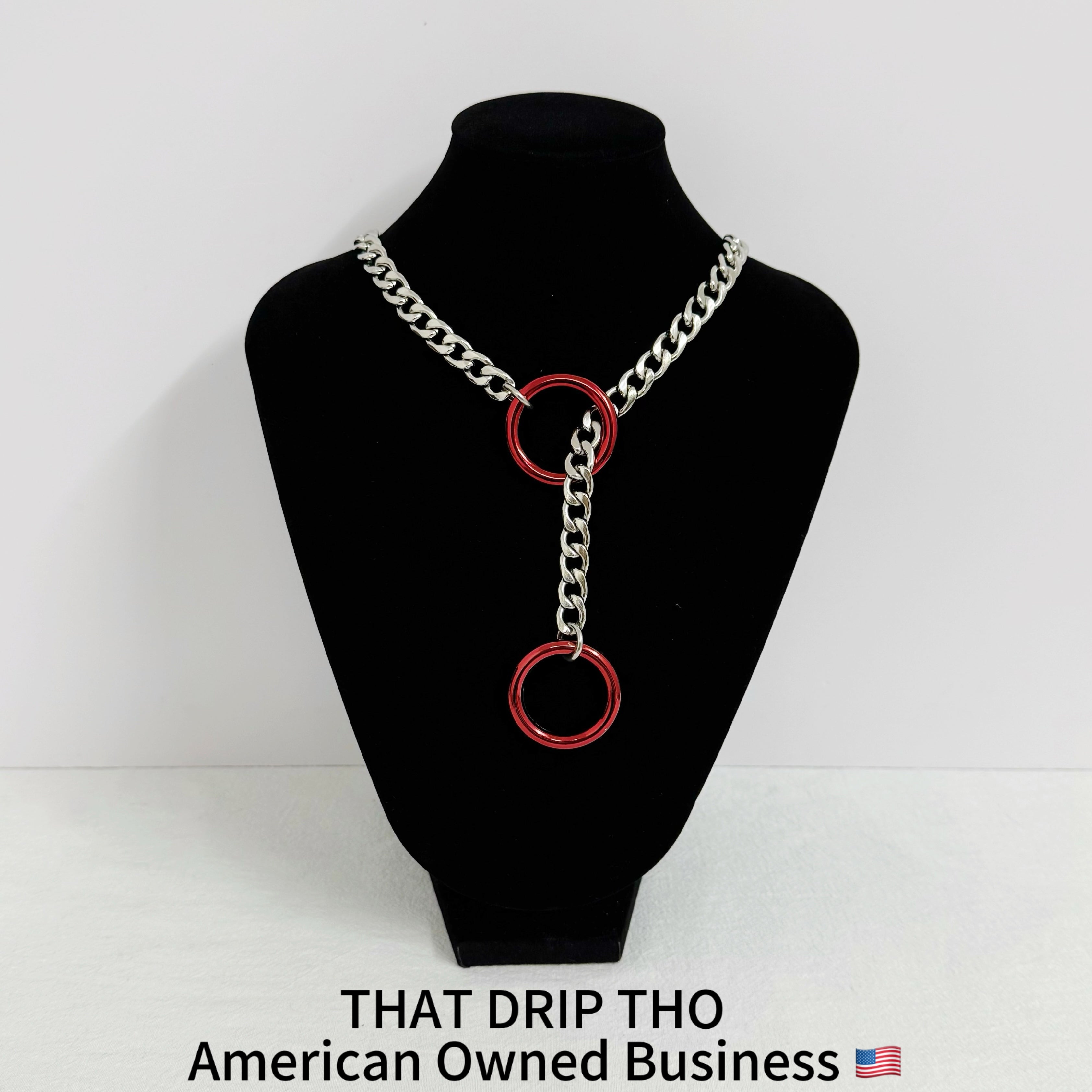 Luxe Chain (Besondere Halskette mit grünem Herz)