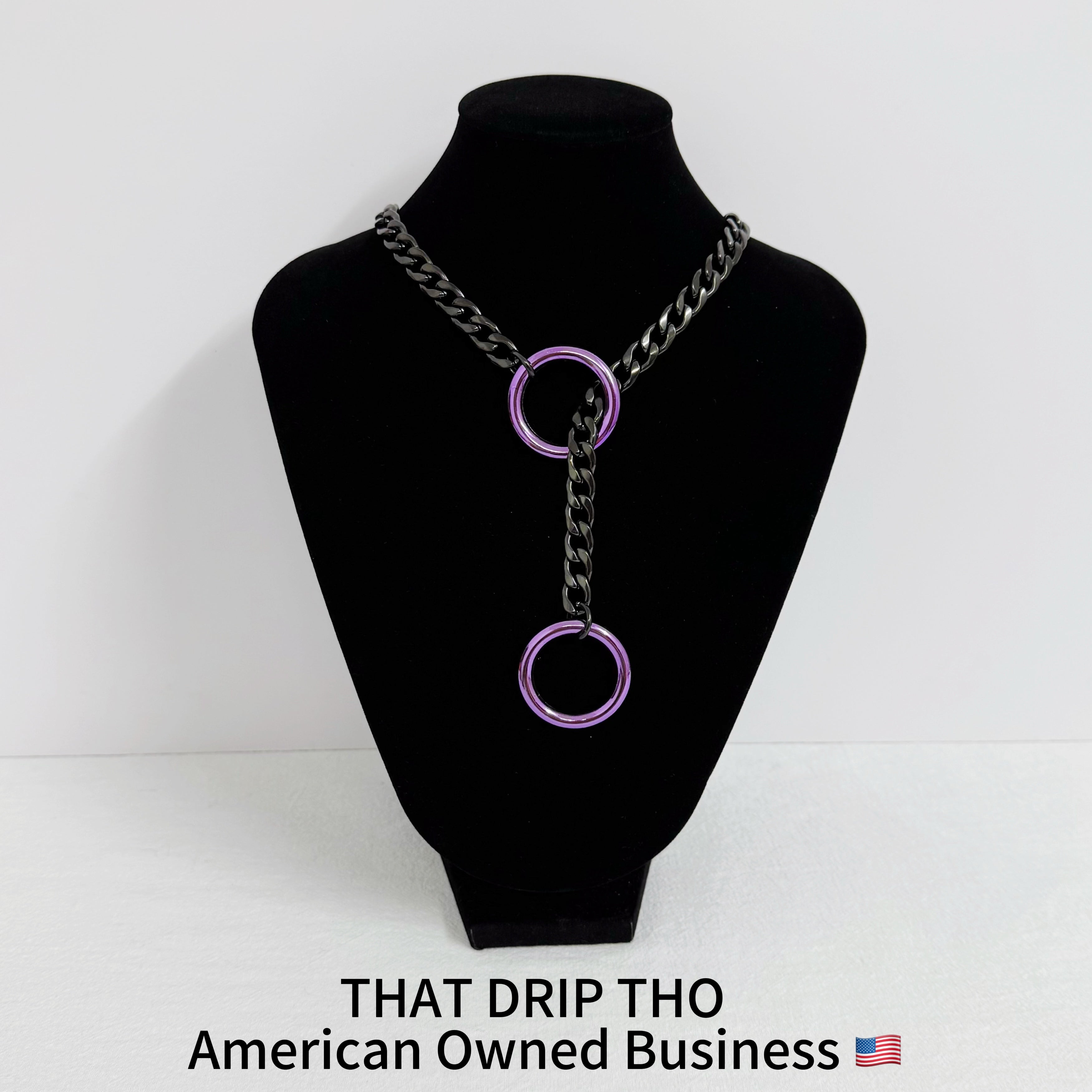 Luxe Chain (Besondere Halskette mit grünem Herz)