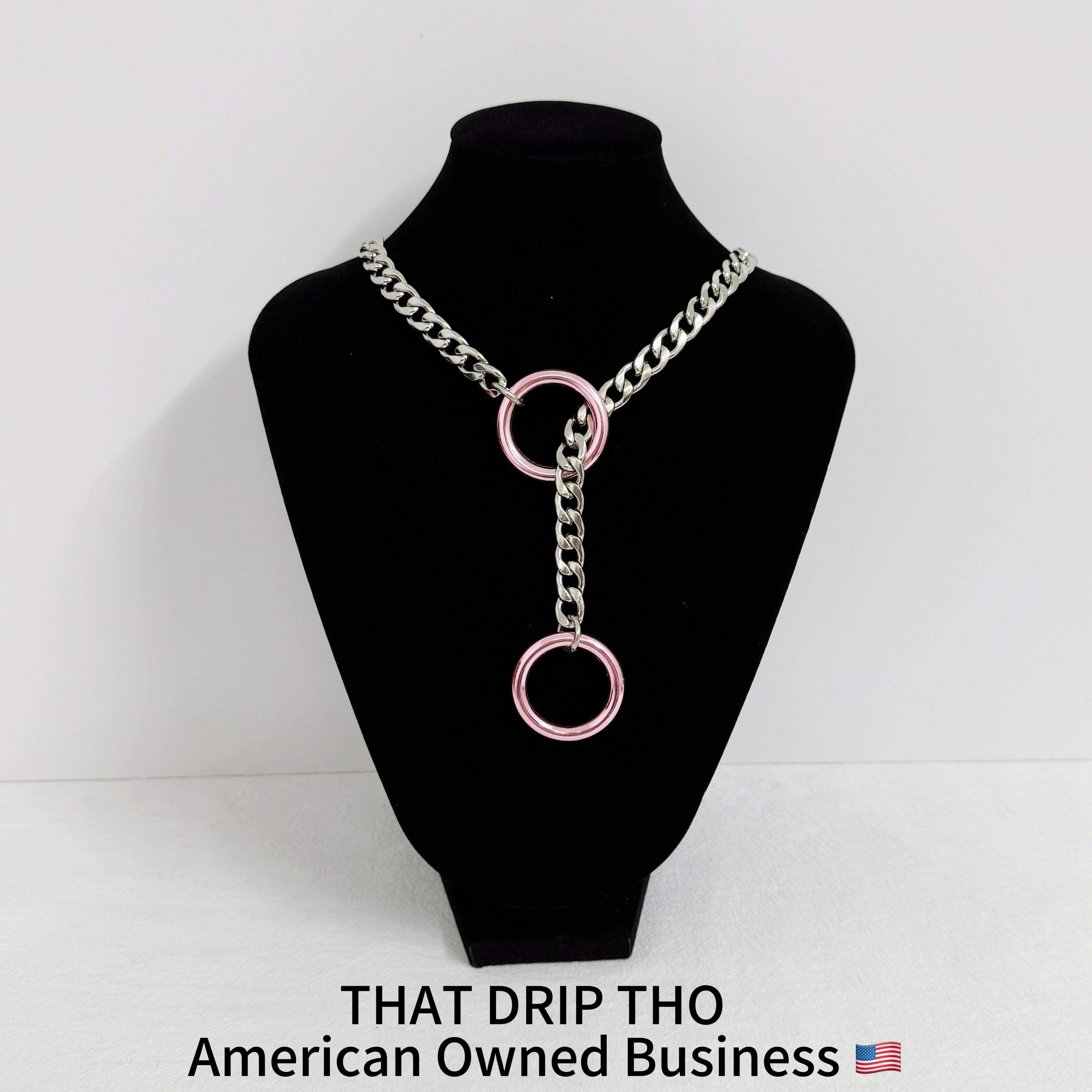 Luxe Chain (Besondere Halskette mit grünem Herz)