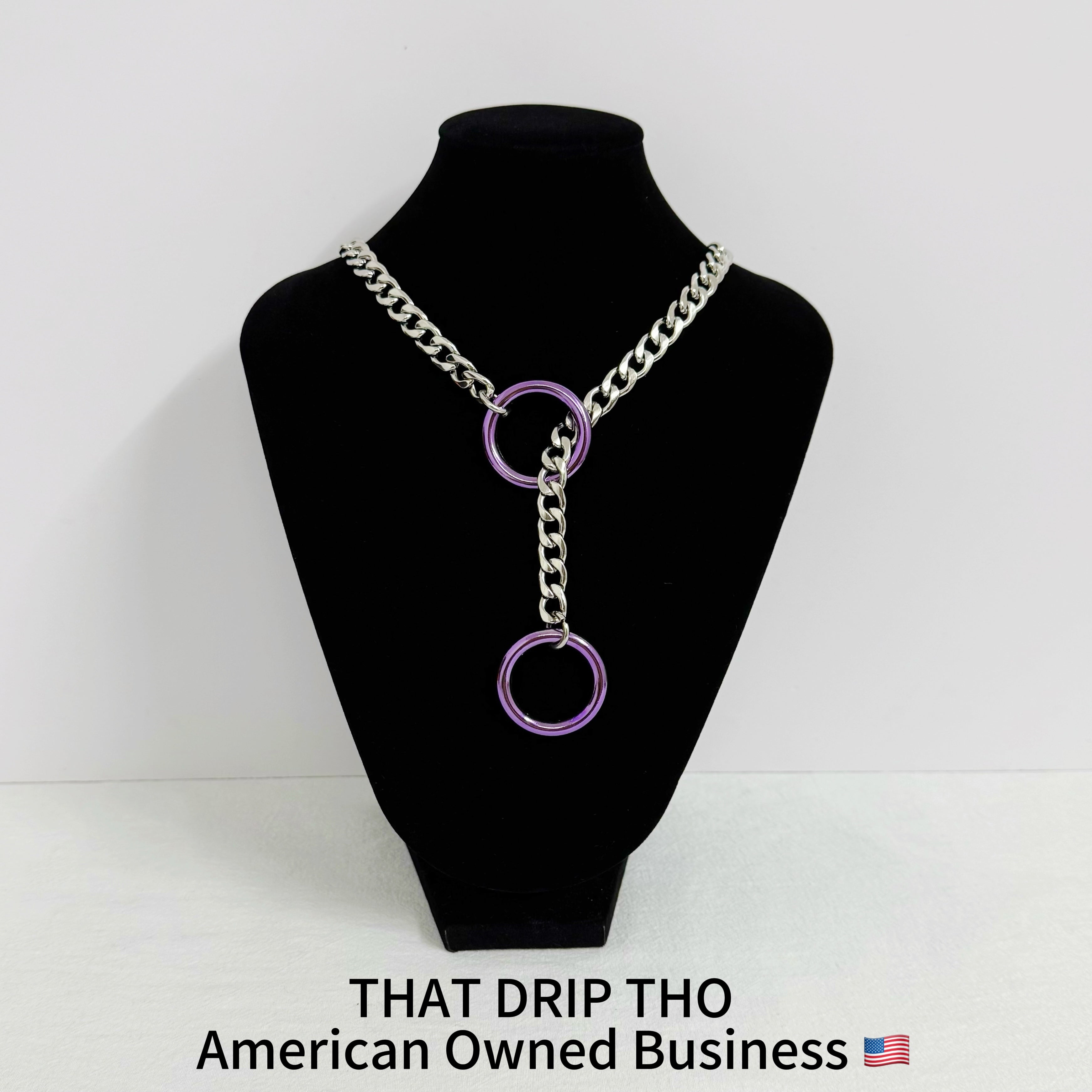Luxe Chain (Besondere Halskette mit grünem Herz)
