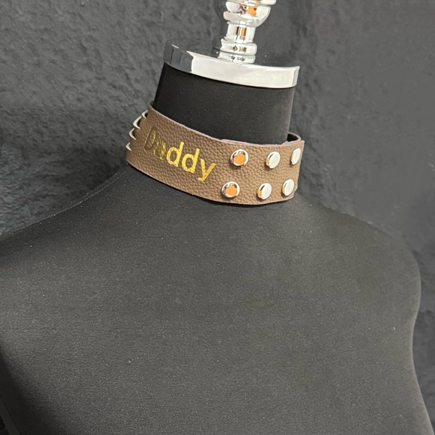Unisex Dual-Wear Leather Fringe Wrap Bracelet-Brown (Daddy & Baby)(Hot Stamping)