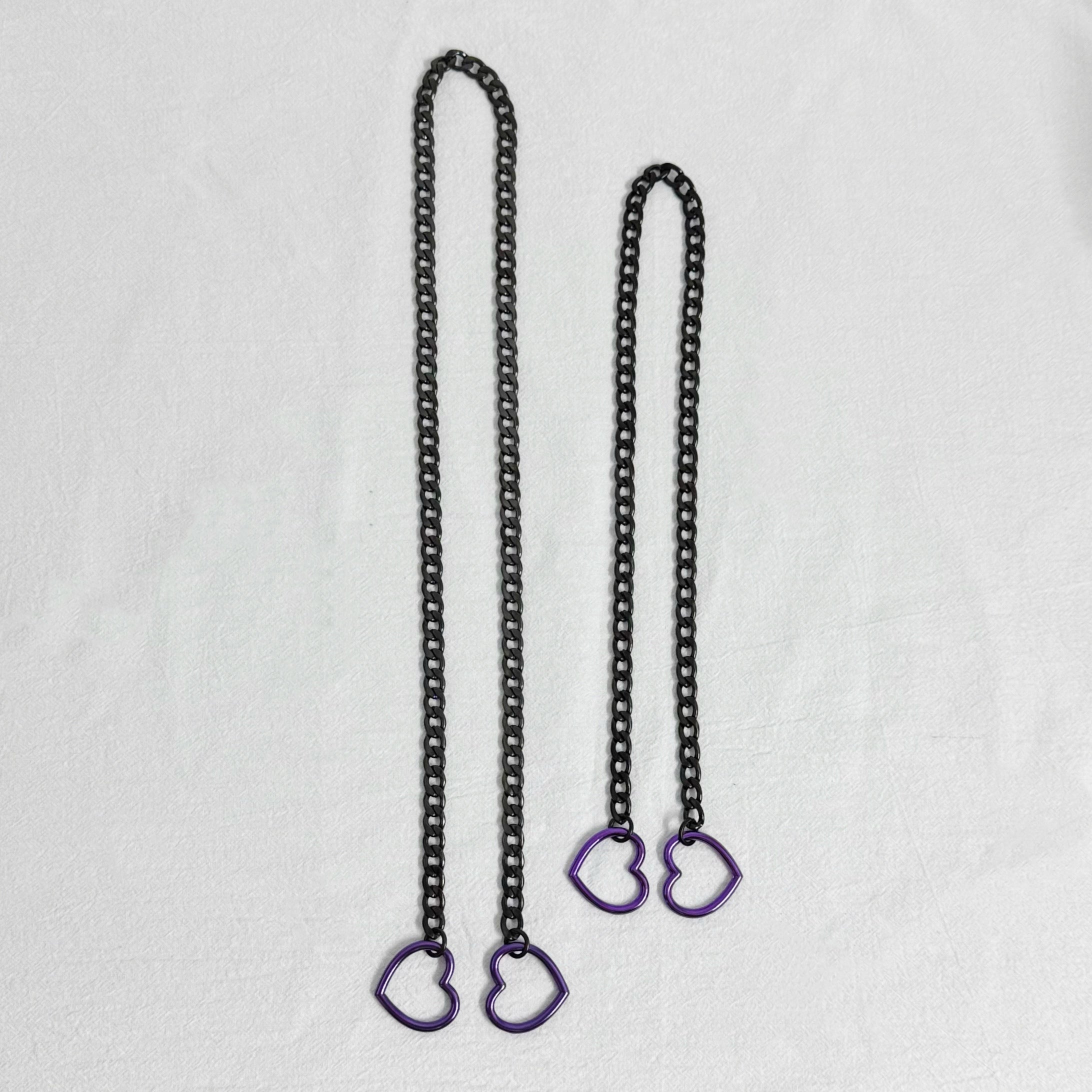 Luxe Chain (Special Heart O-rings Necklace) ( Large Size ) ( 3 colors available)