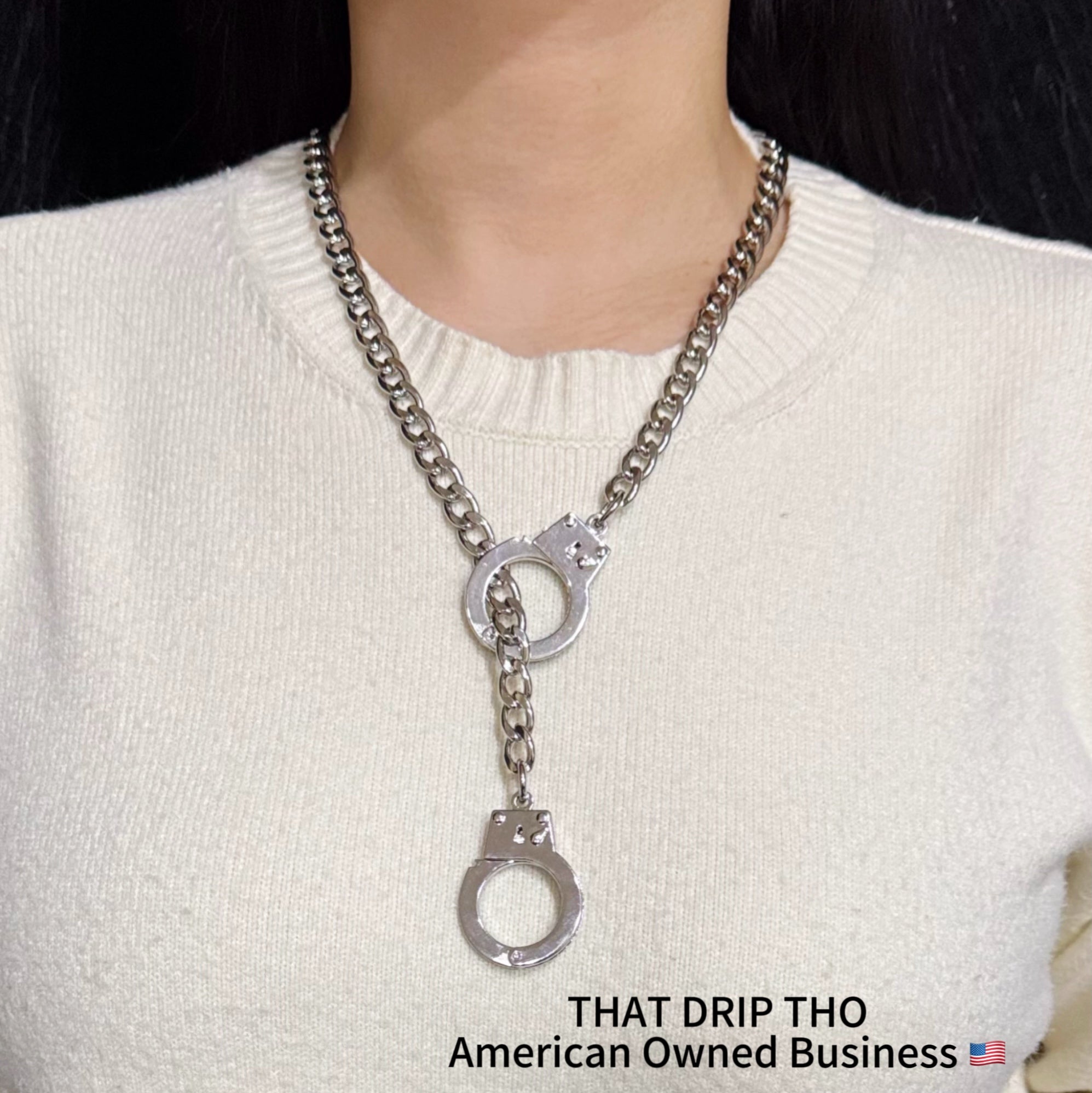 Handcuff Slip Chain Necklace