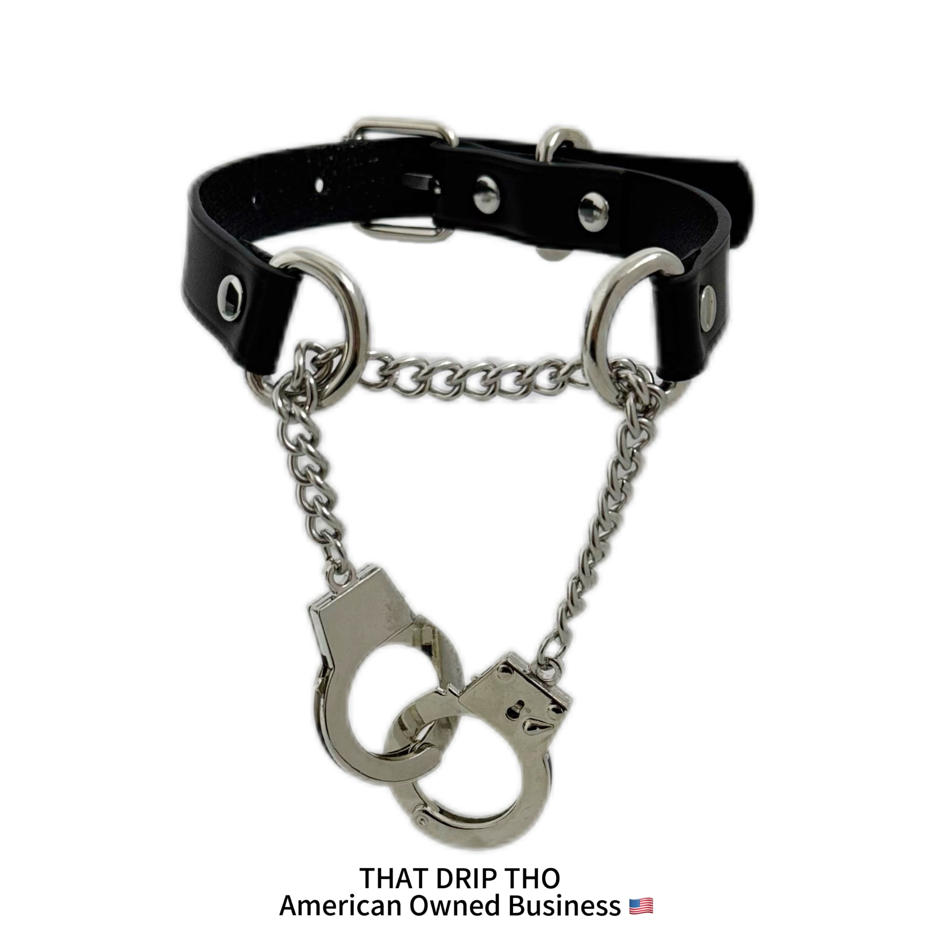 Handcuff Leather Choker