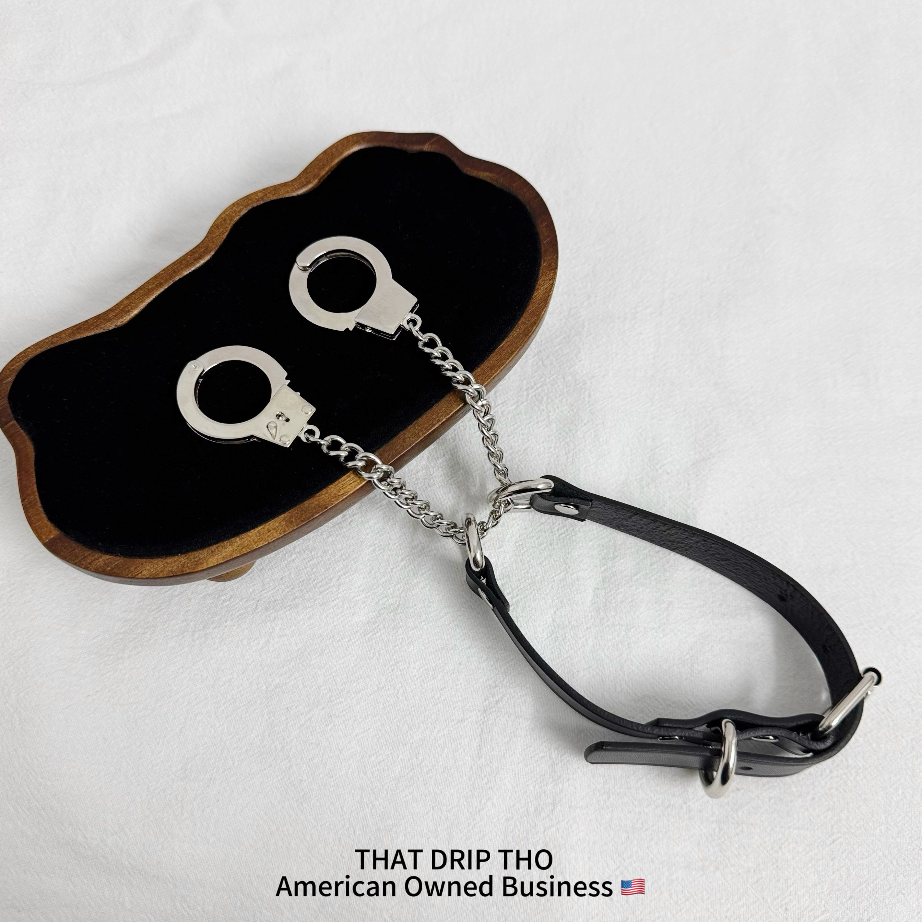 Handcuff Leather Choker