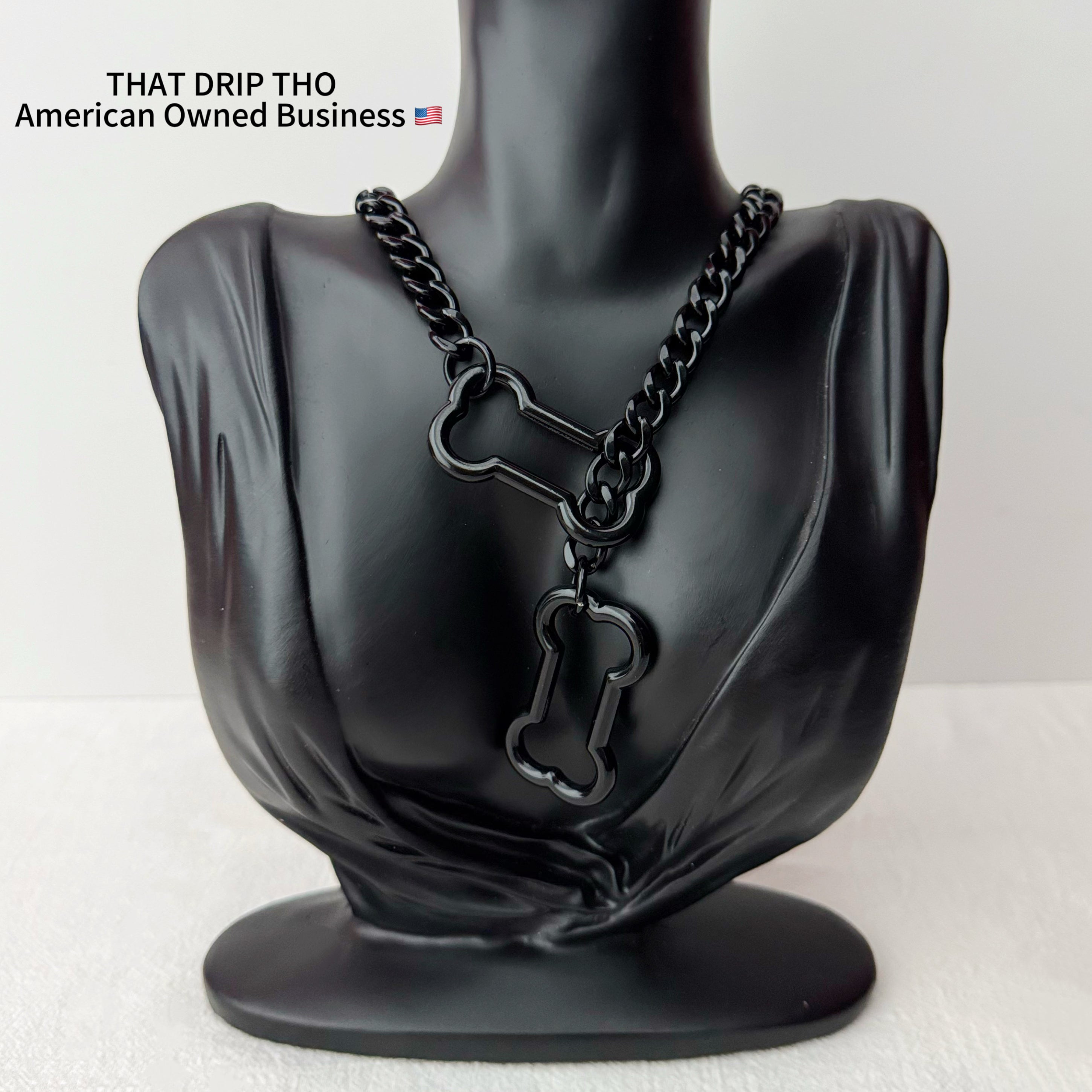 Doggy Bone Slip Chain Necklace