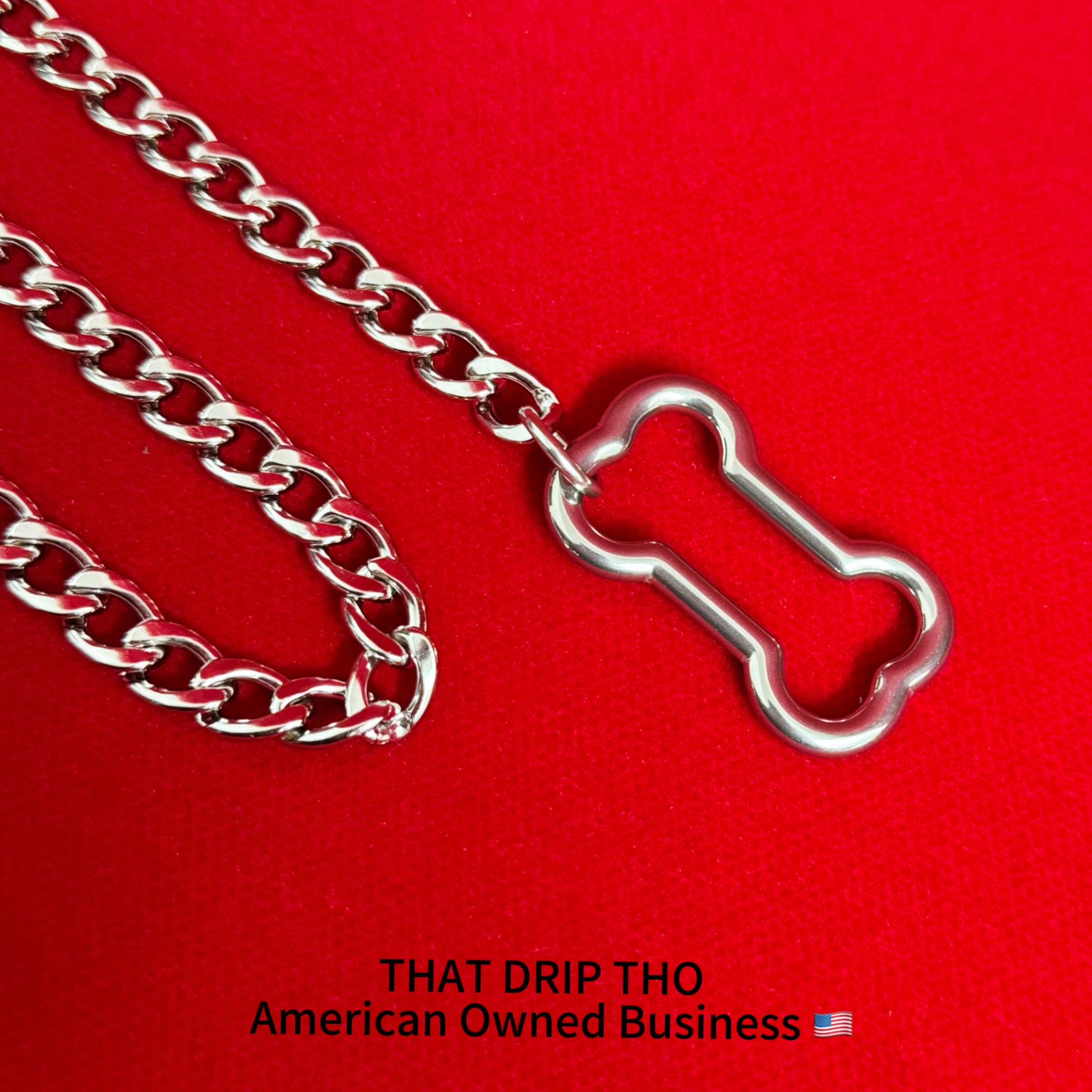 Doggy Bone Slip Chain Necklace