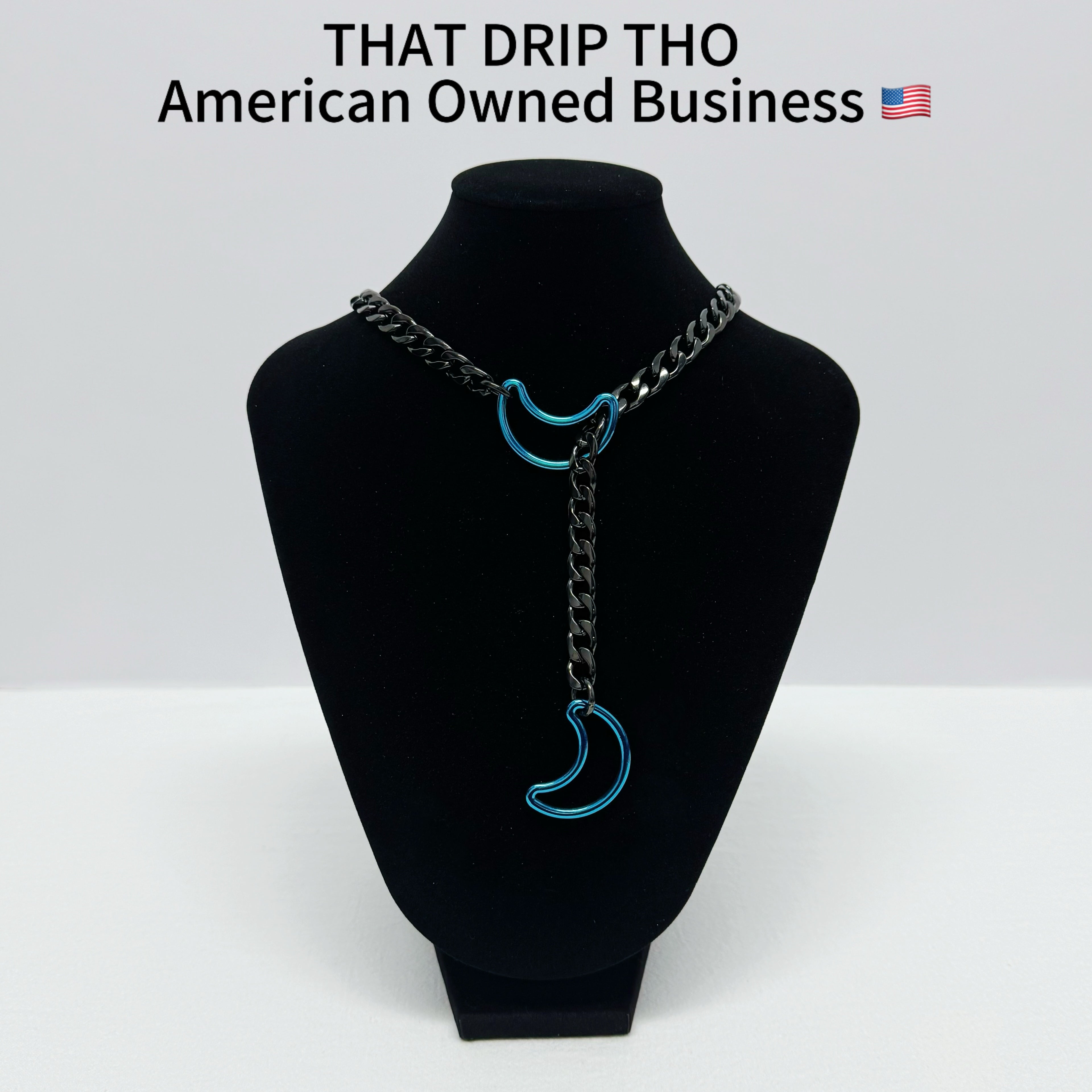 Luxe Chain (Special Double-Moon Pendants Necklace)