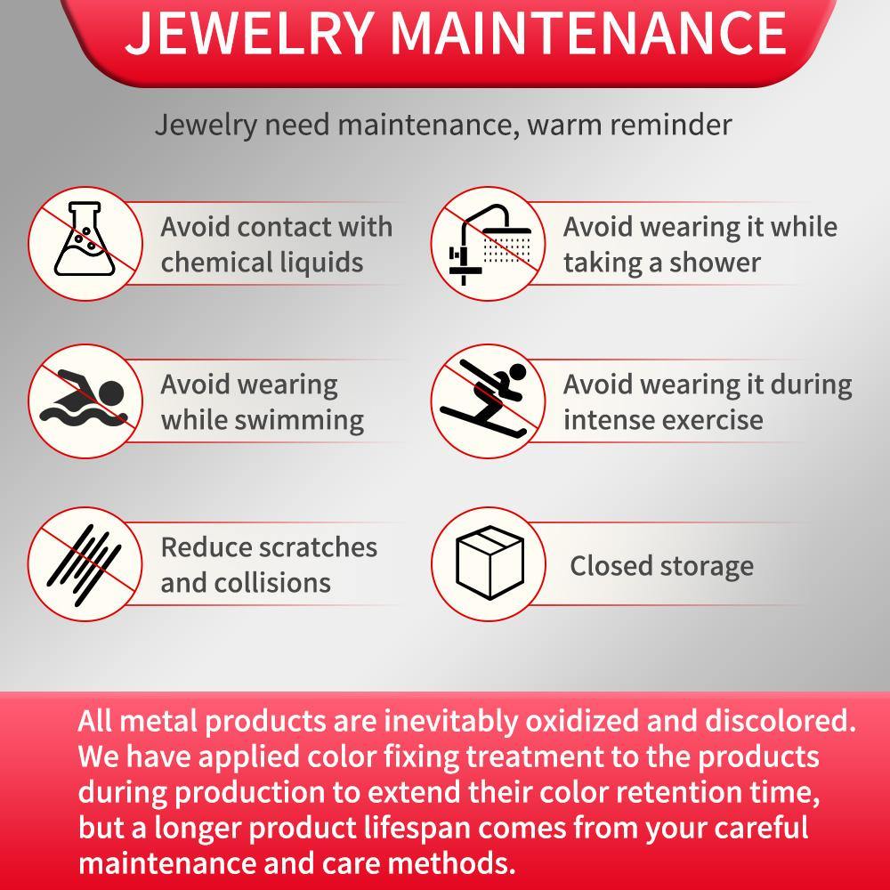 Luxe-Kette (spezielle herzförmige Weihnachtsglückskette in Rot)