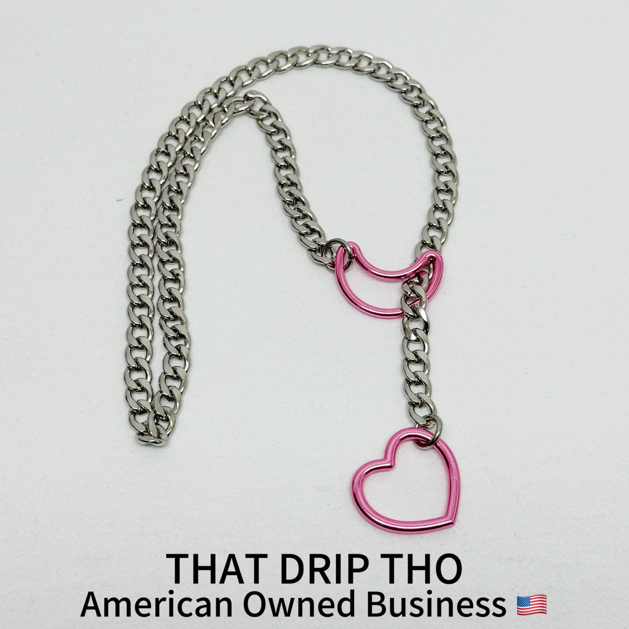 Luxe Chain (Special Pink Moon & Heart Necklace)