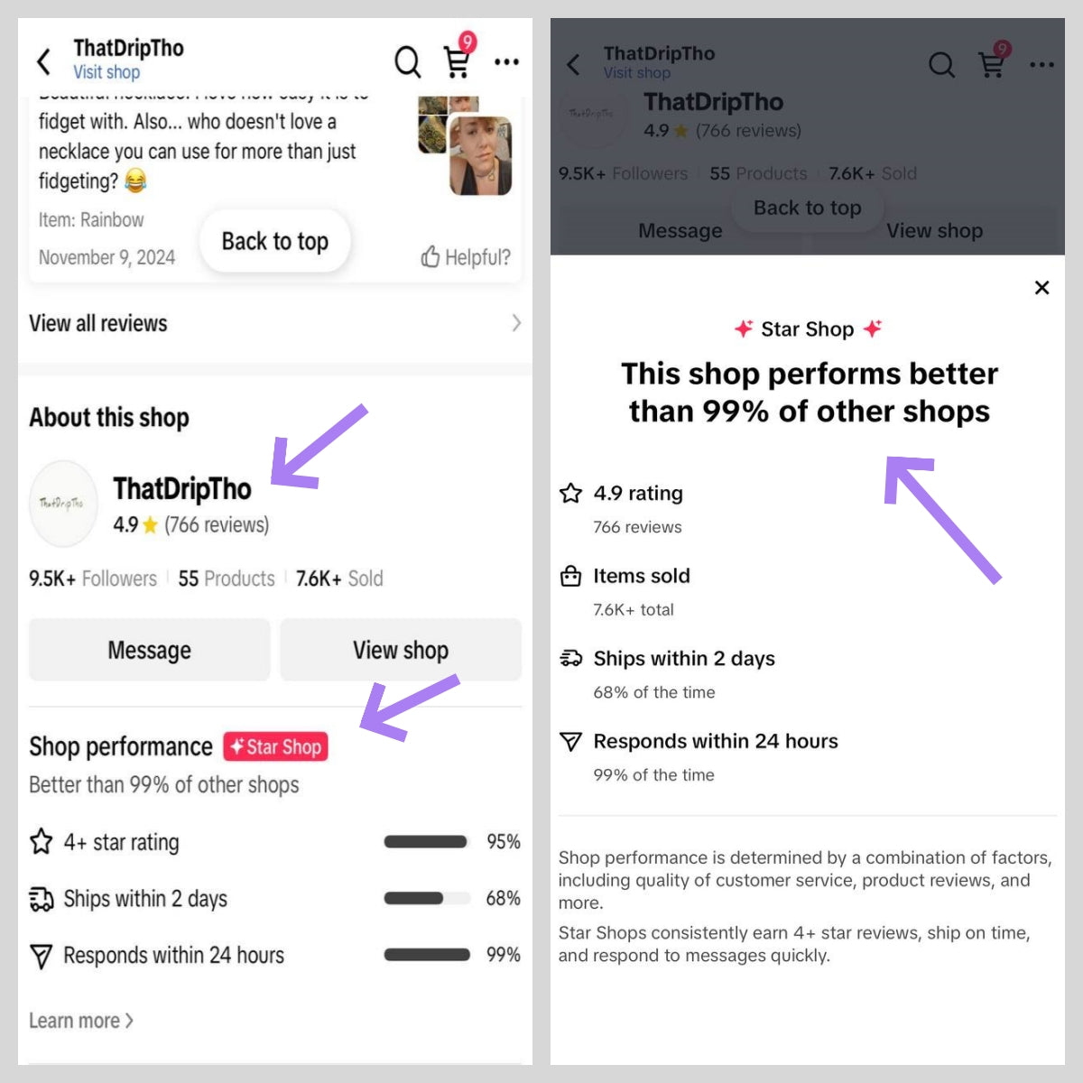 Luxe Chain (Premium Double Layered Chains Leather Choker with Adjustable Dark Purple Pattern Bracelet-– Black Hardware