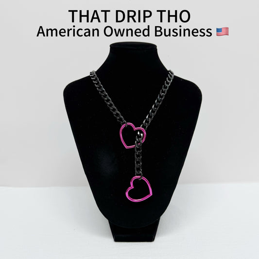 Luxe Chain (Special Hot Pink Heart Necklace)