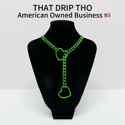 Luxe Chain (Special Heart Christmas Green Color Chain)