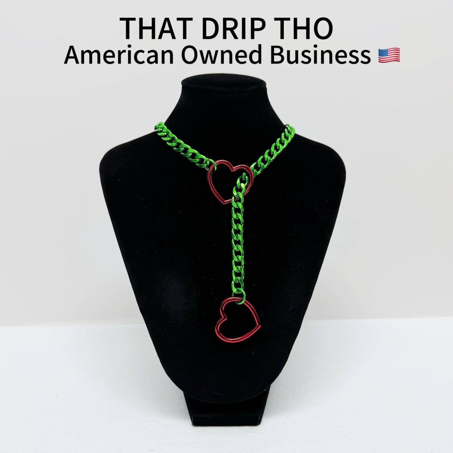 Luxe Chain (Special Heart Christmas Green Color Chain)