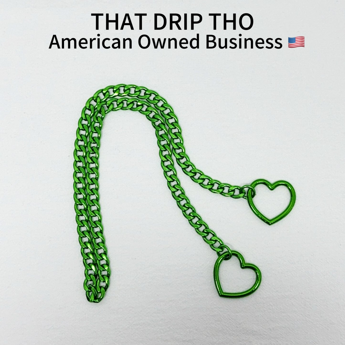 Luxe Chain (Special Heart Christmas Green Color Chain)