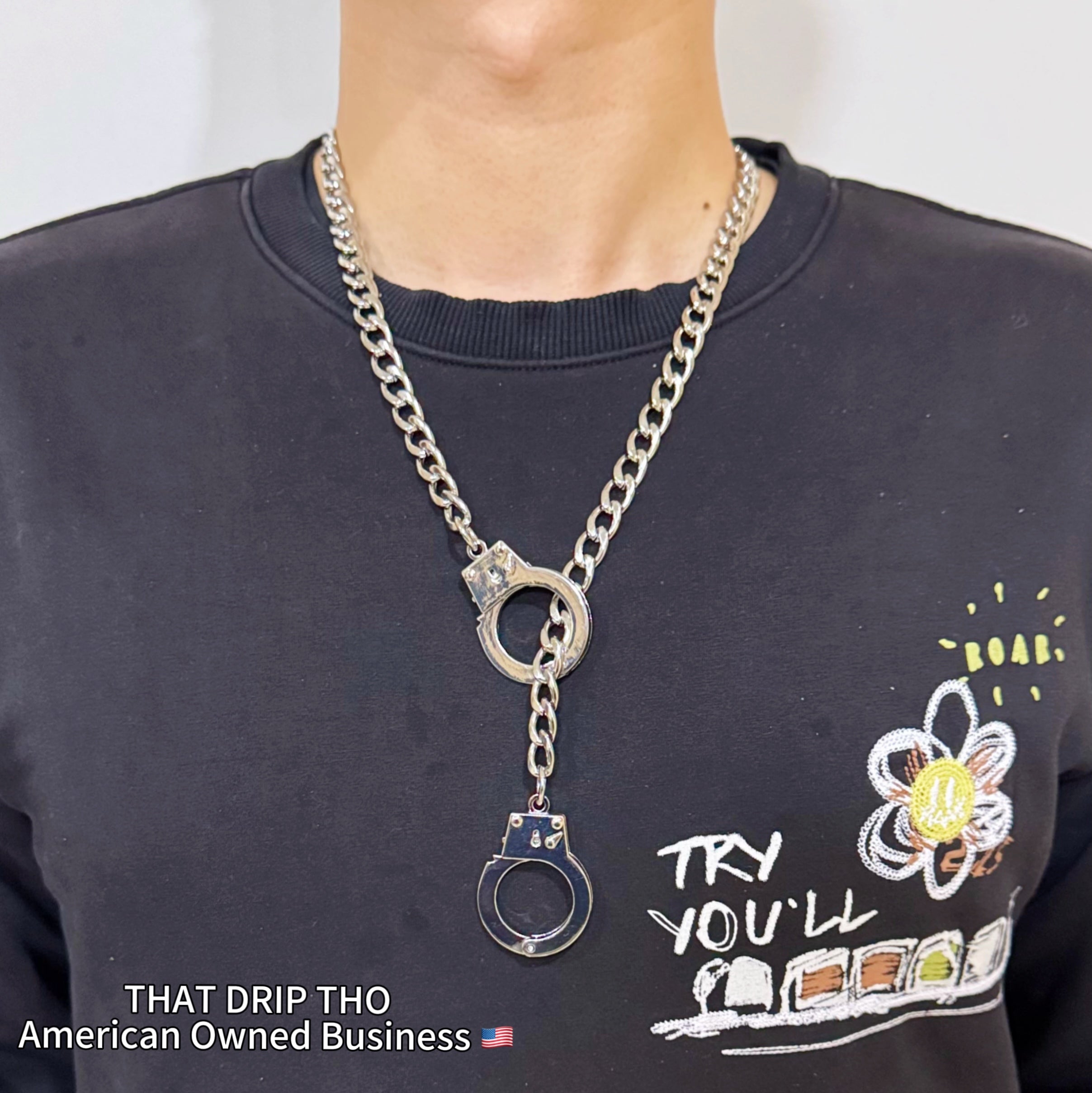 Handcuff Slip Chain Necklace