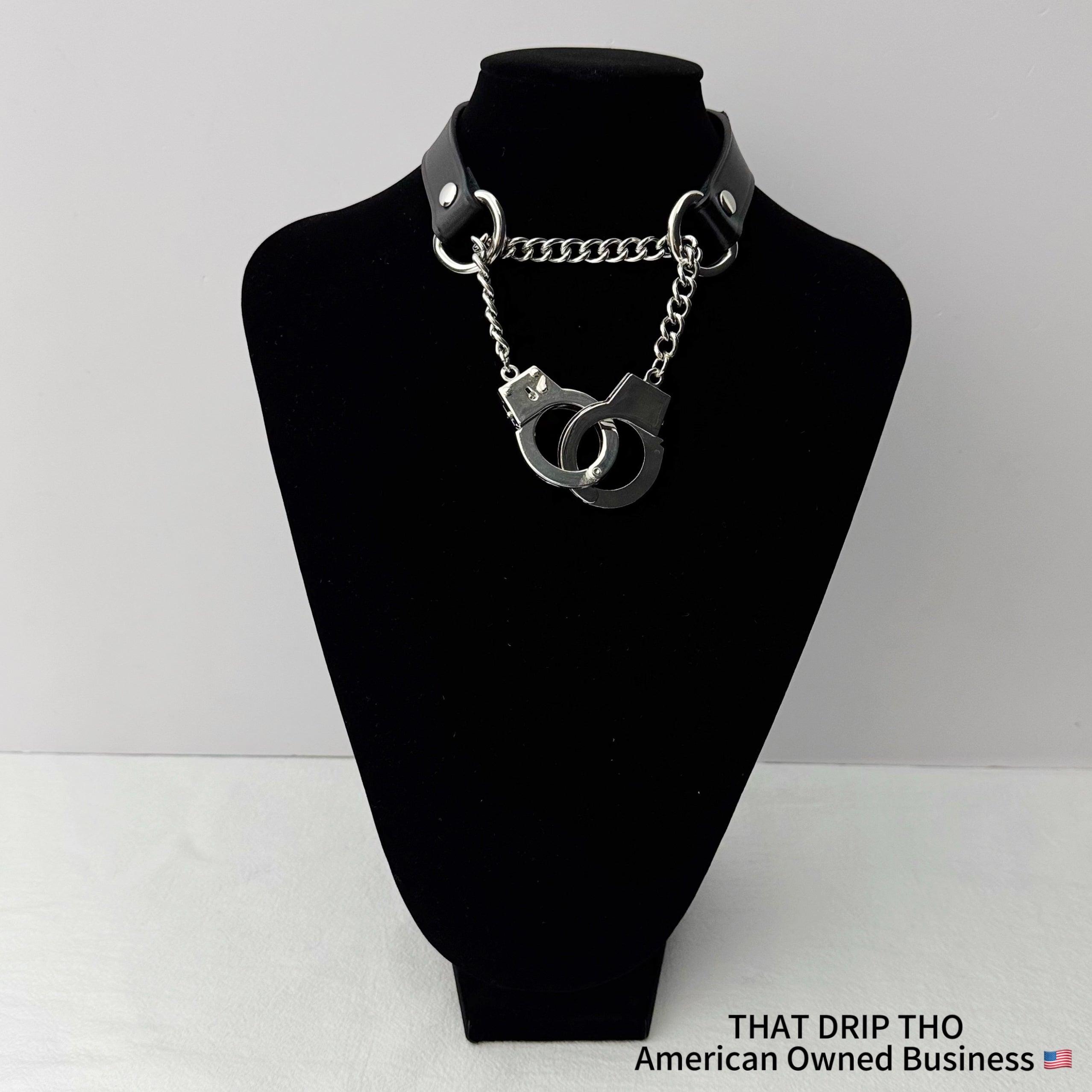 Handcuff Leather Choker