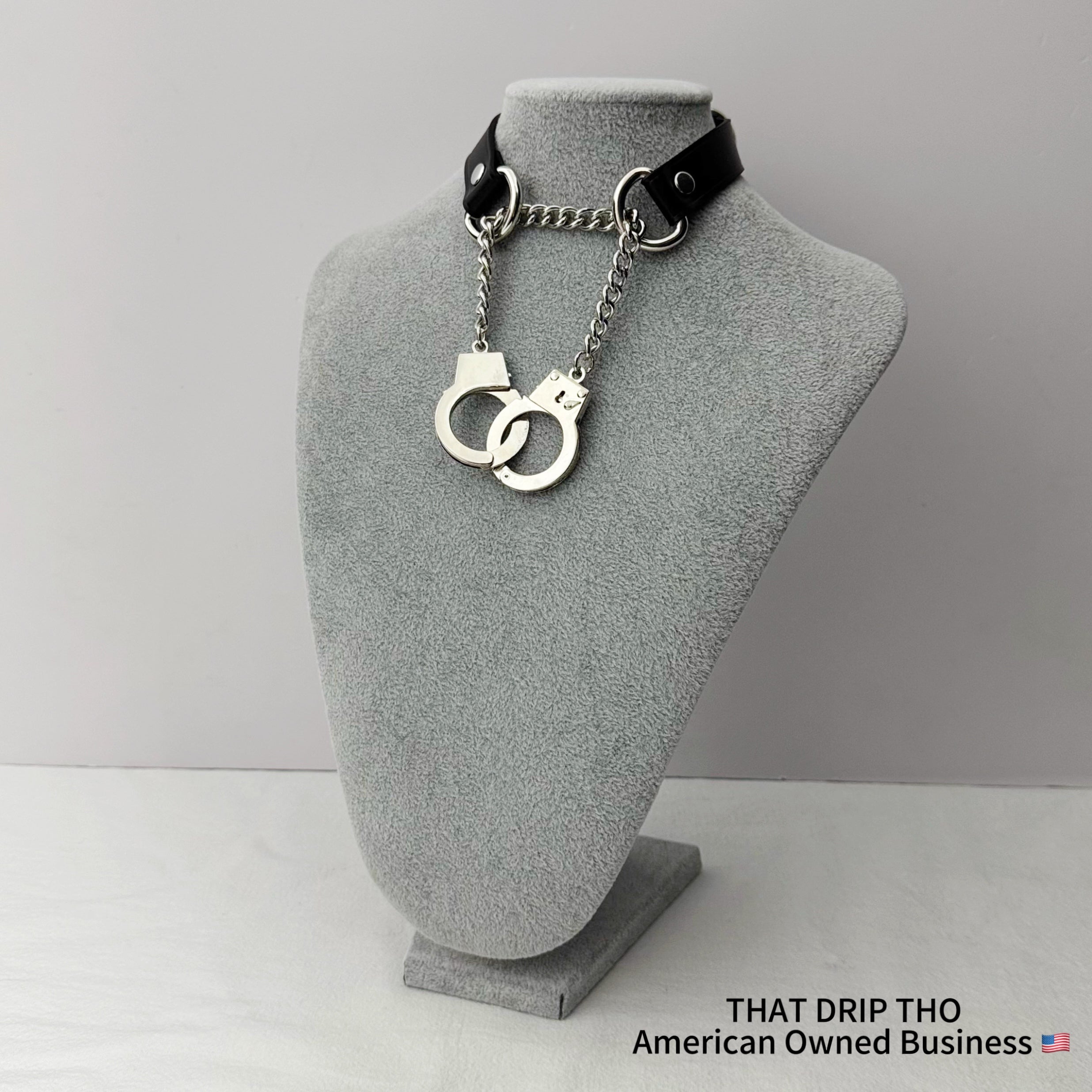 Handcuff Leather Choker