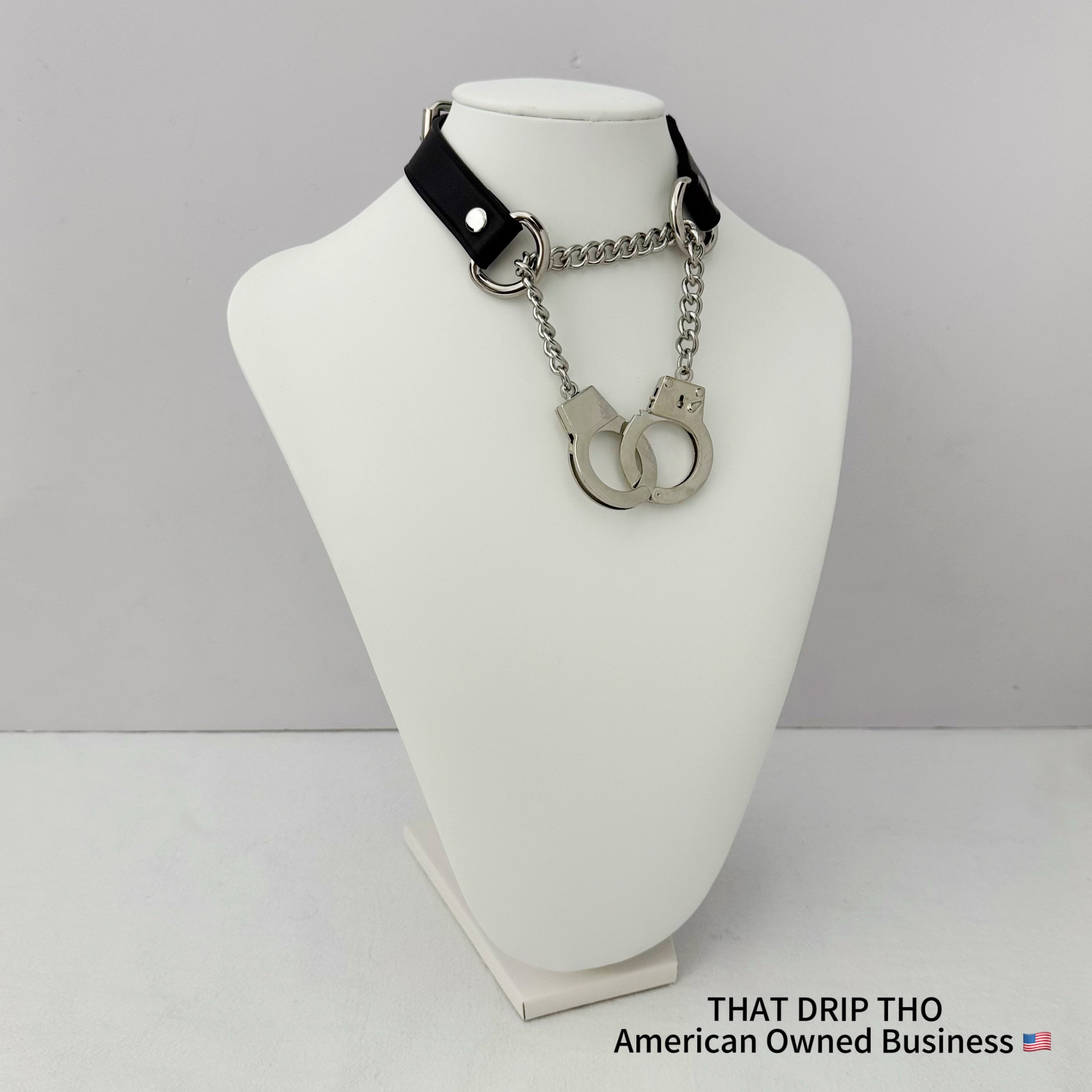 Handcuff Leather Choker