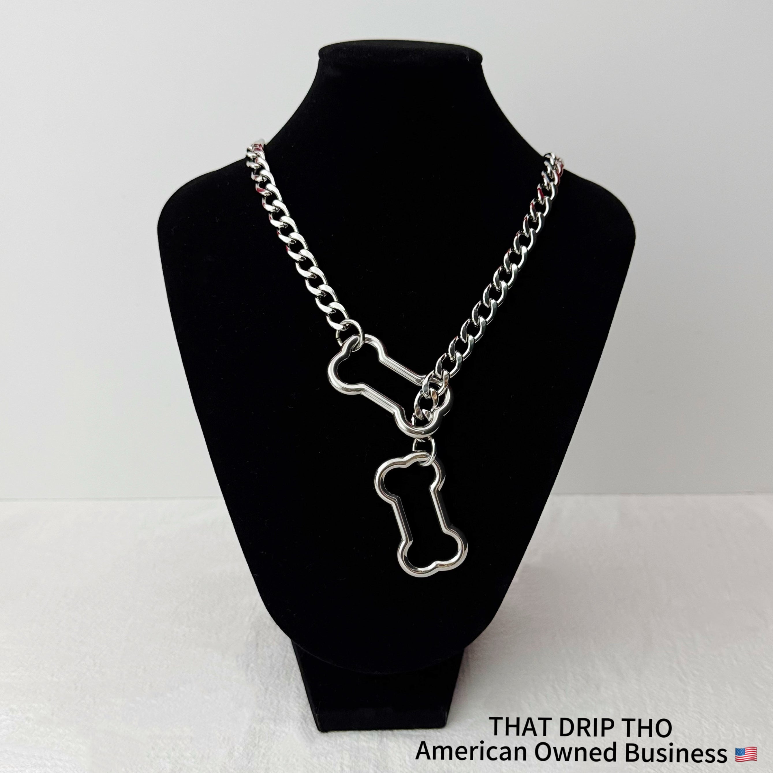Doggy Bone Slip Chain Necklace