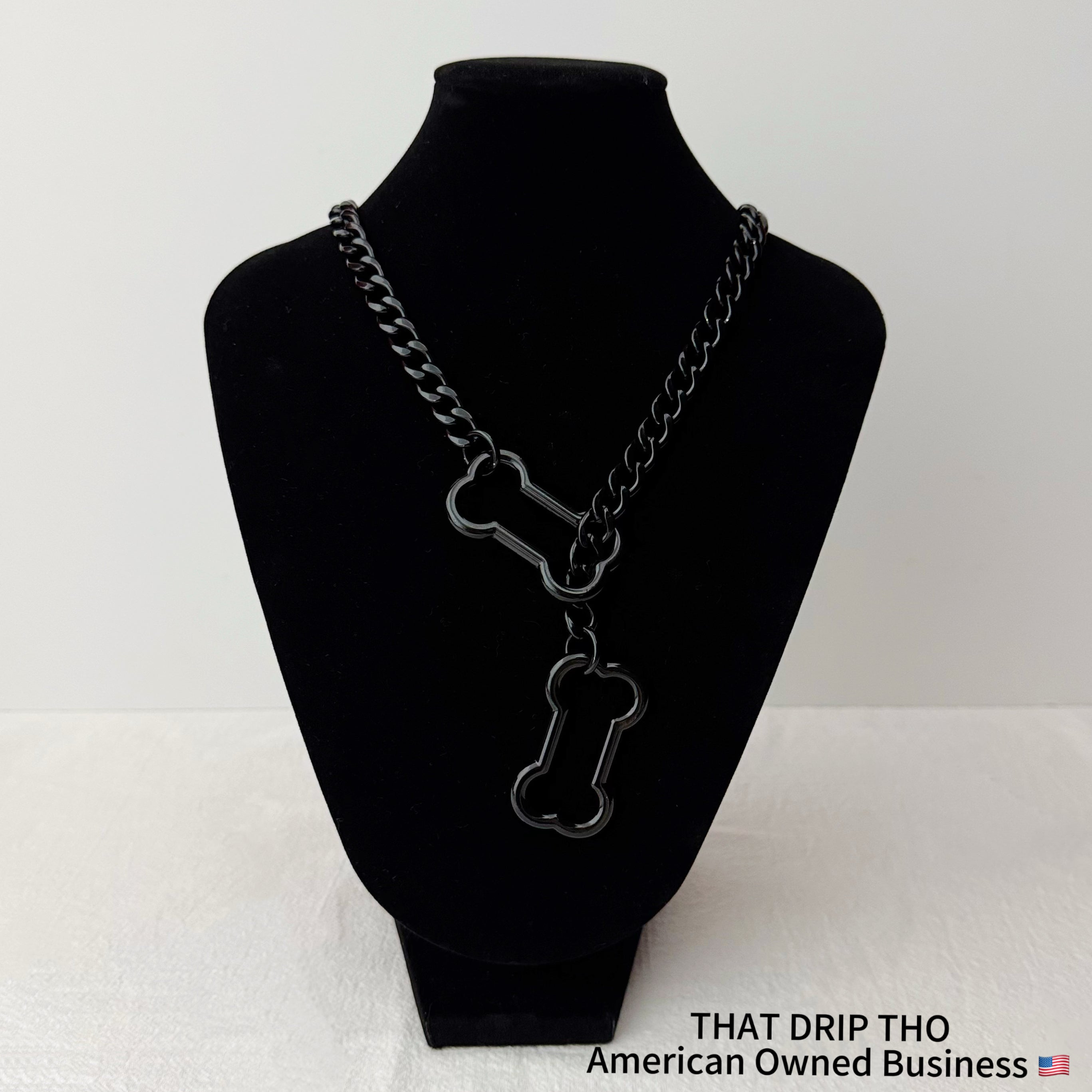 Doggy Bone Slip Chain Necklace