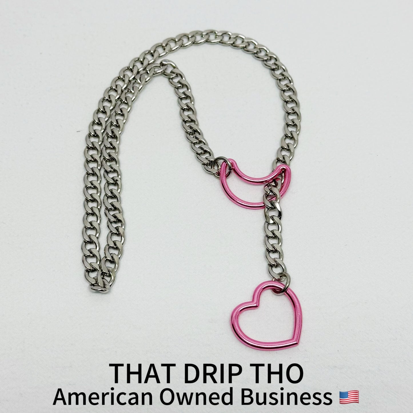 Luxe Chain (Special Pink Moon & Heart Necklace)