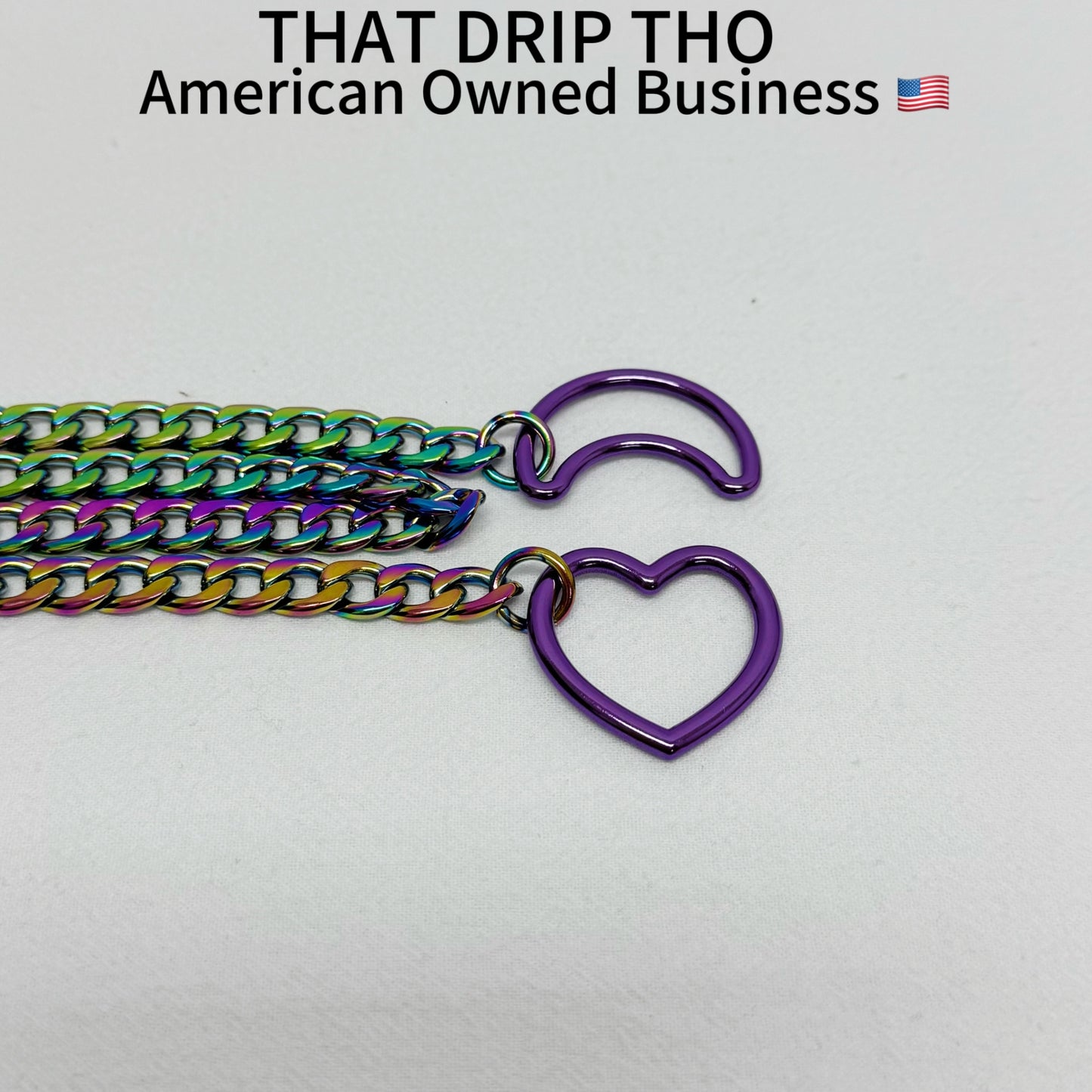 Luxe Chain (Special Purple Moon & Heart Necklace)