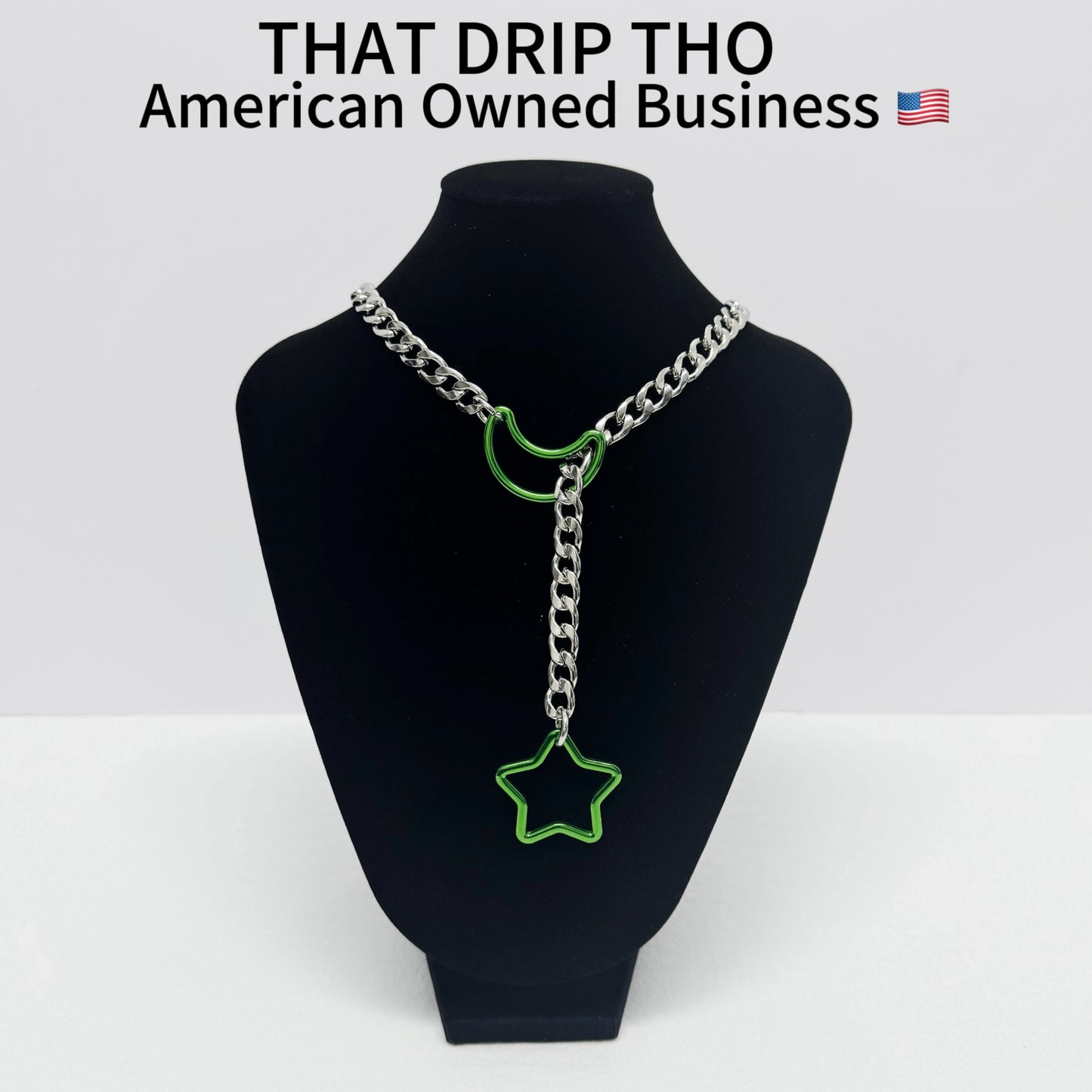 Luxe Chain (Special Star&Moon with Silver chain Necklace)